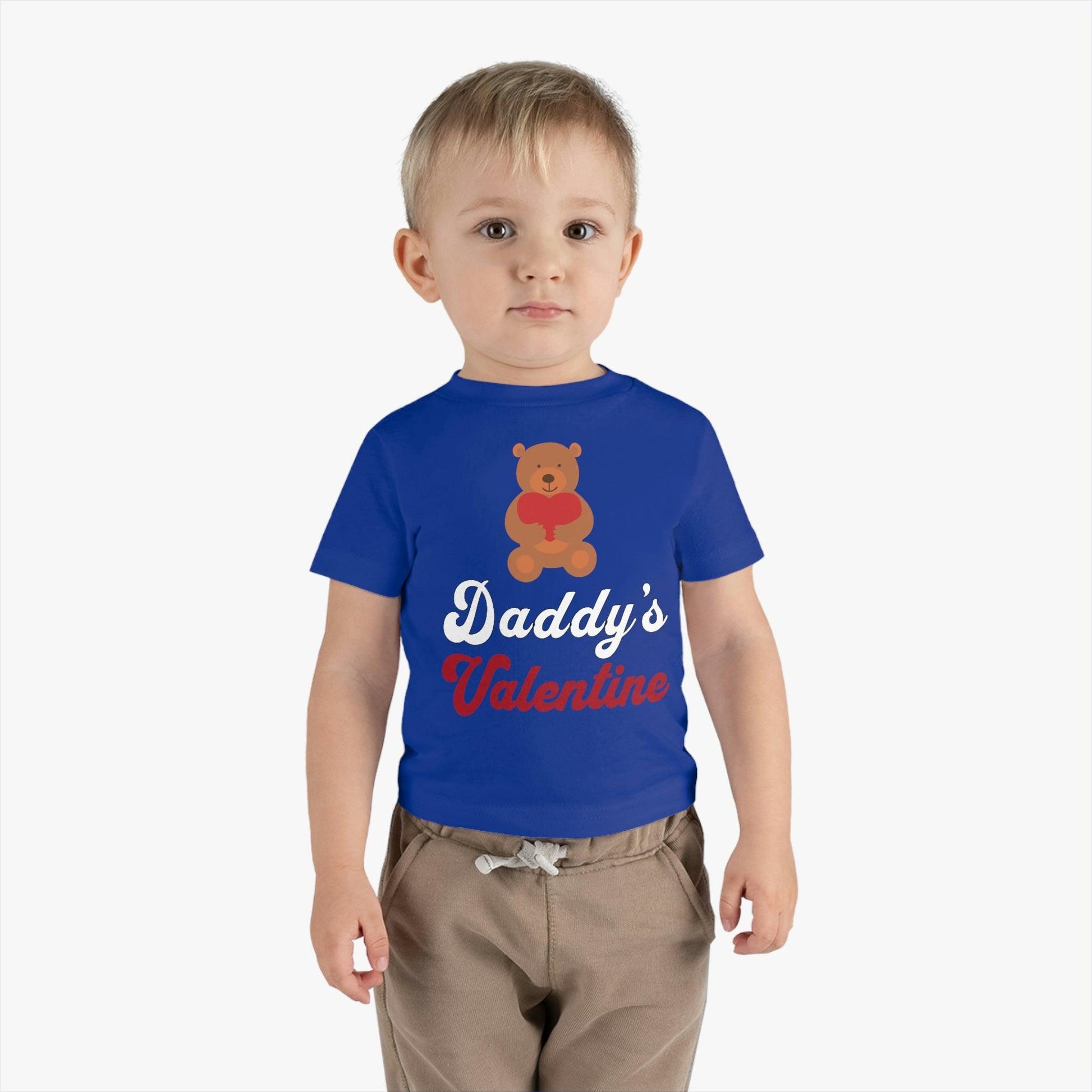 Daddy's Valentine - Kids Valentine day shirt - Giftsmojo