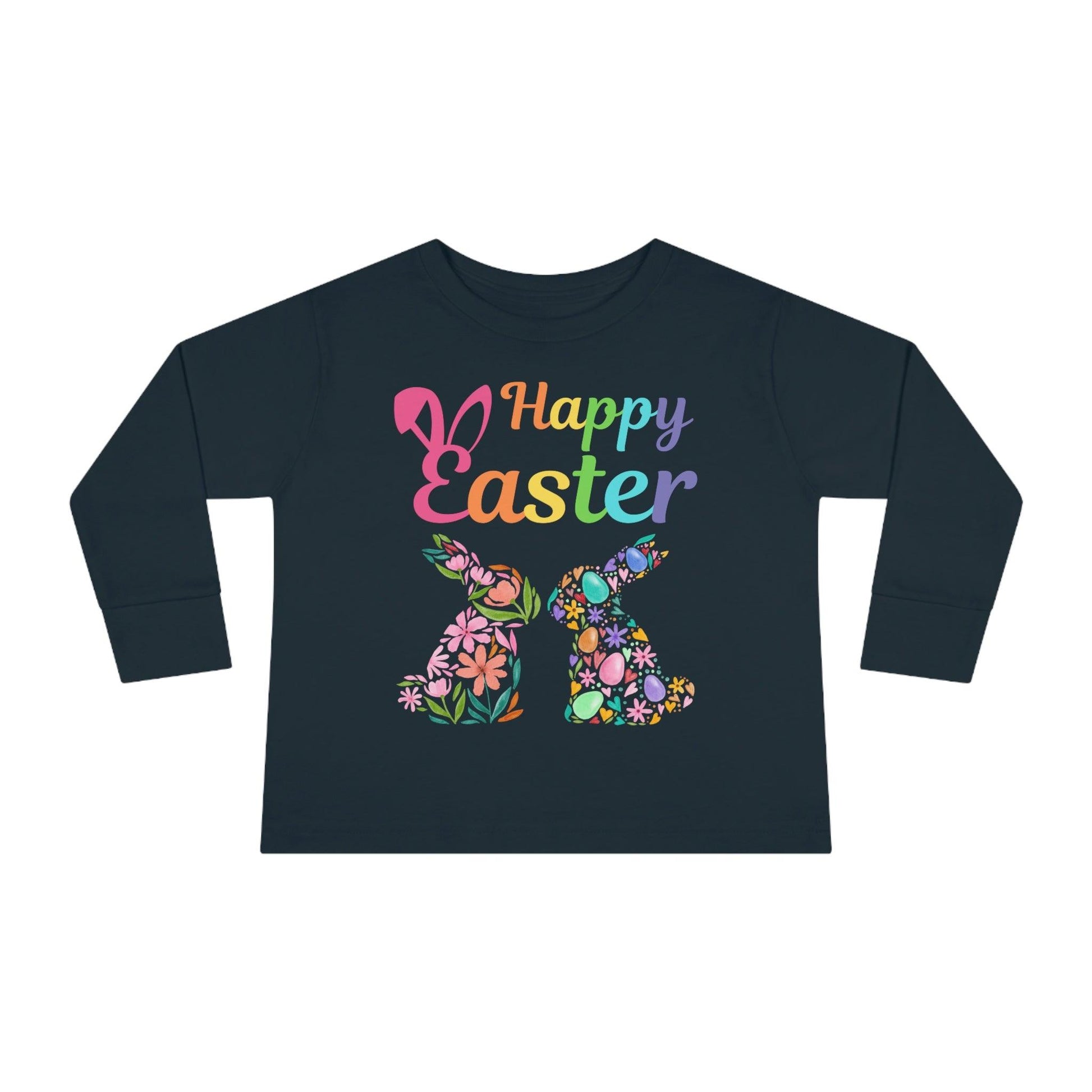 Happy Easter Toddler Long Sleeve Tee - Giftsmojo