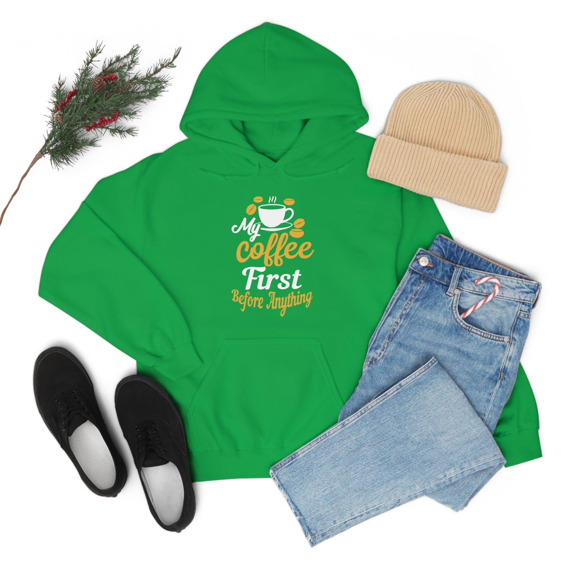 My coffee first before anything Hoodie - Giftsmojo