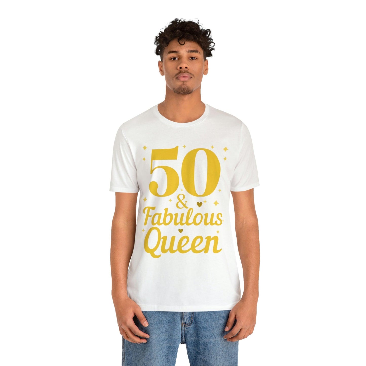 50 and Fabulous Queen shirt, Funny 50th birthday shirt, 50th birthday Tshirt, birthday queen shirt, Gift for 50th birthday, Vintage shirt, birthday gift, birthday girl shirt, mom’s birthday gift