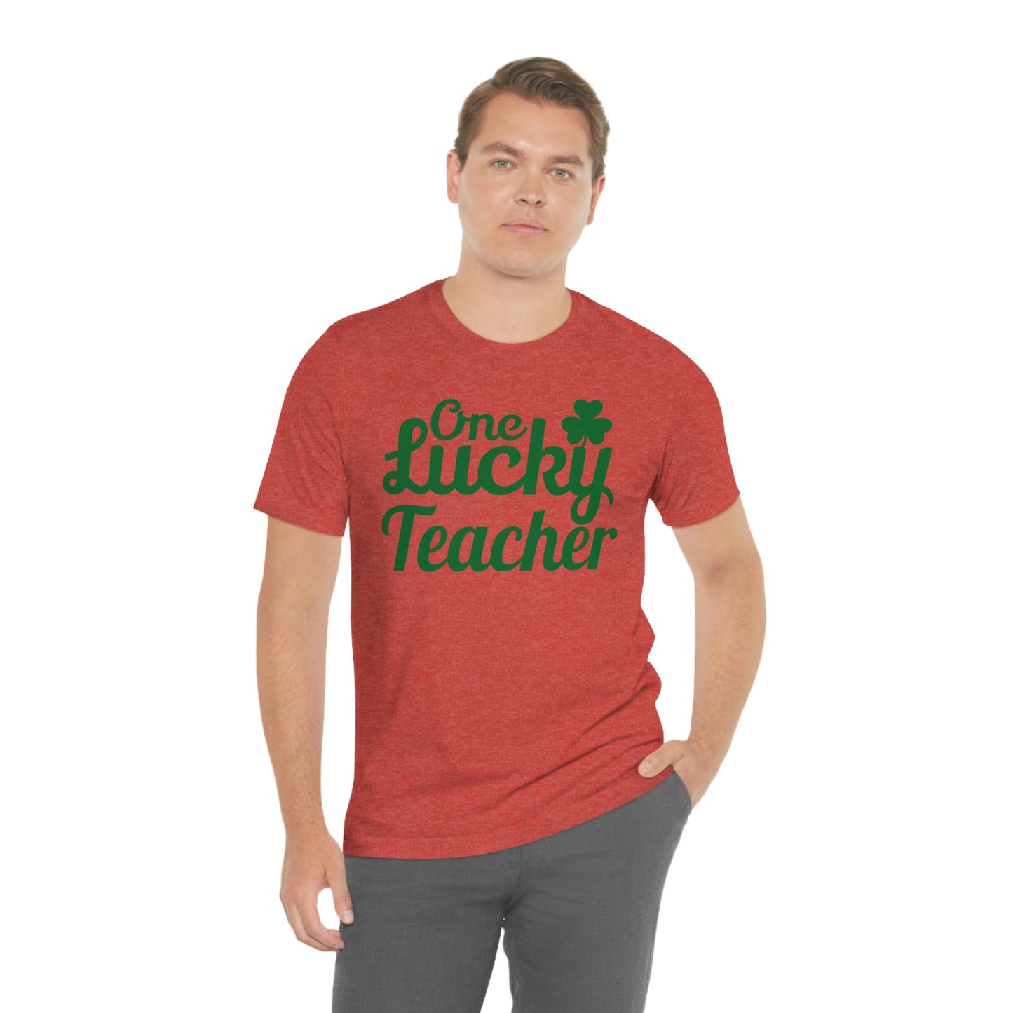 One Lucky Teacher Shirt feeling Lucky St Patrick's Day shirt - Funny St Paddy's day Funny Shirt gift for teacher shirts teacher gift