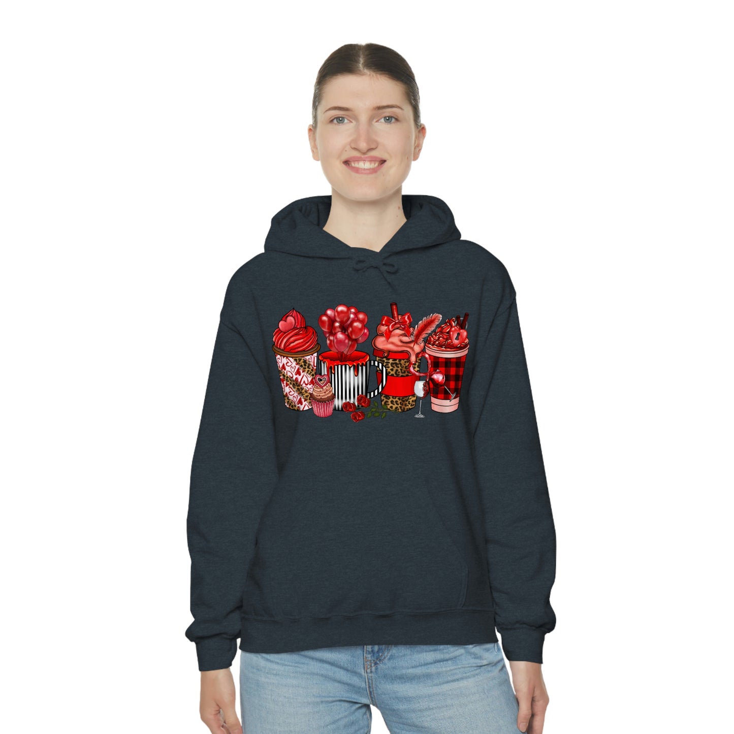 Valentine's day Hooded Sweatshirt (this is all i want for valentine)