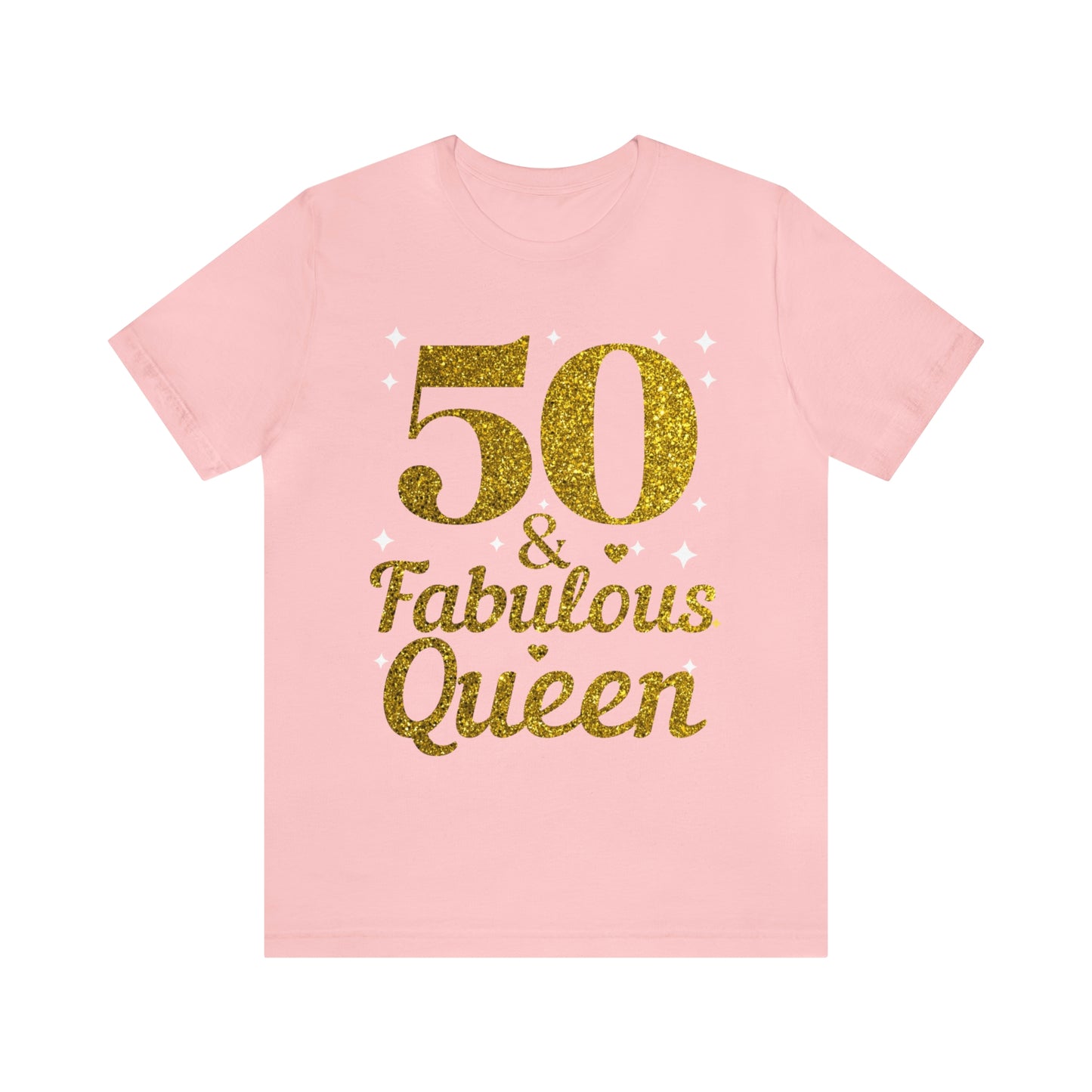 Funny 50th birthday shirt, 50th birthday Tshirt, 50 and fabulous Queen, birthday queen shirt, Gift for 50th birthday, Vintage shirt, birthday gift, birthday girl shirt, mom’s birthday gift, mom gift, wife gift,