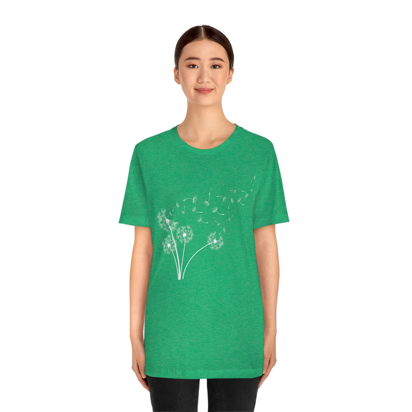 Dandelion Shirt, Boho Windflower Shirt, Dandelion Shirt for Her, Windflower Tee, Meditation Gift, Yoga Shirt, Inspirational Shirt, Bday Tees