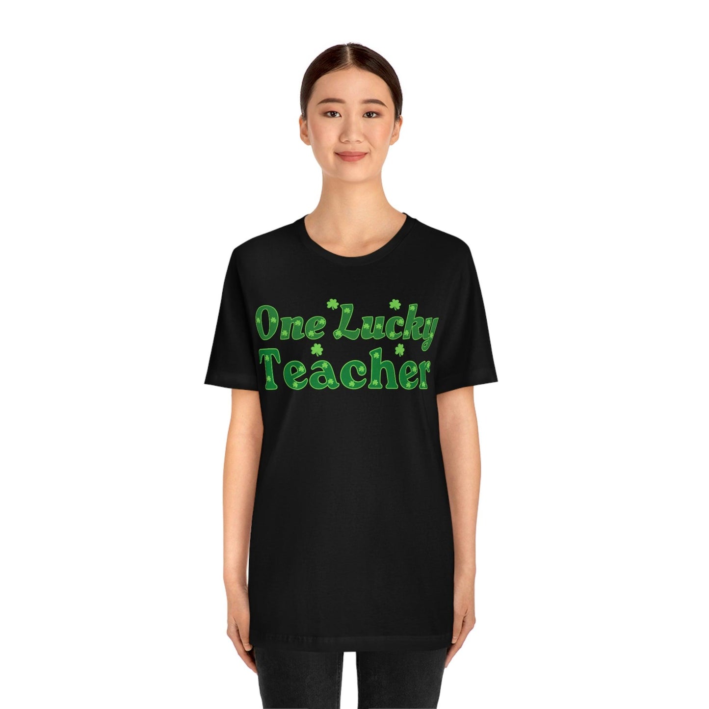 One Lucky Teacher Shirt feeling Lucky St Patrick's Day shirt - Funny St Paddy's day Funny Shirt - Giftsmojo