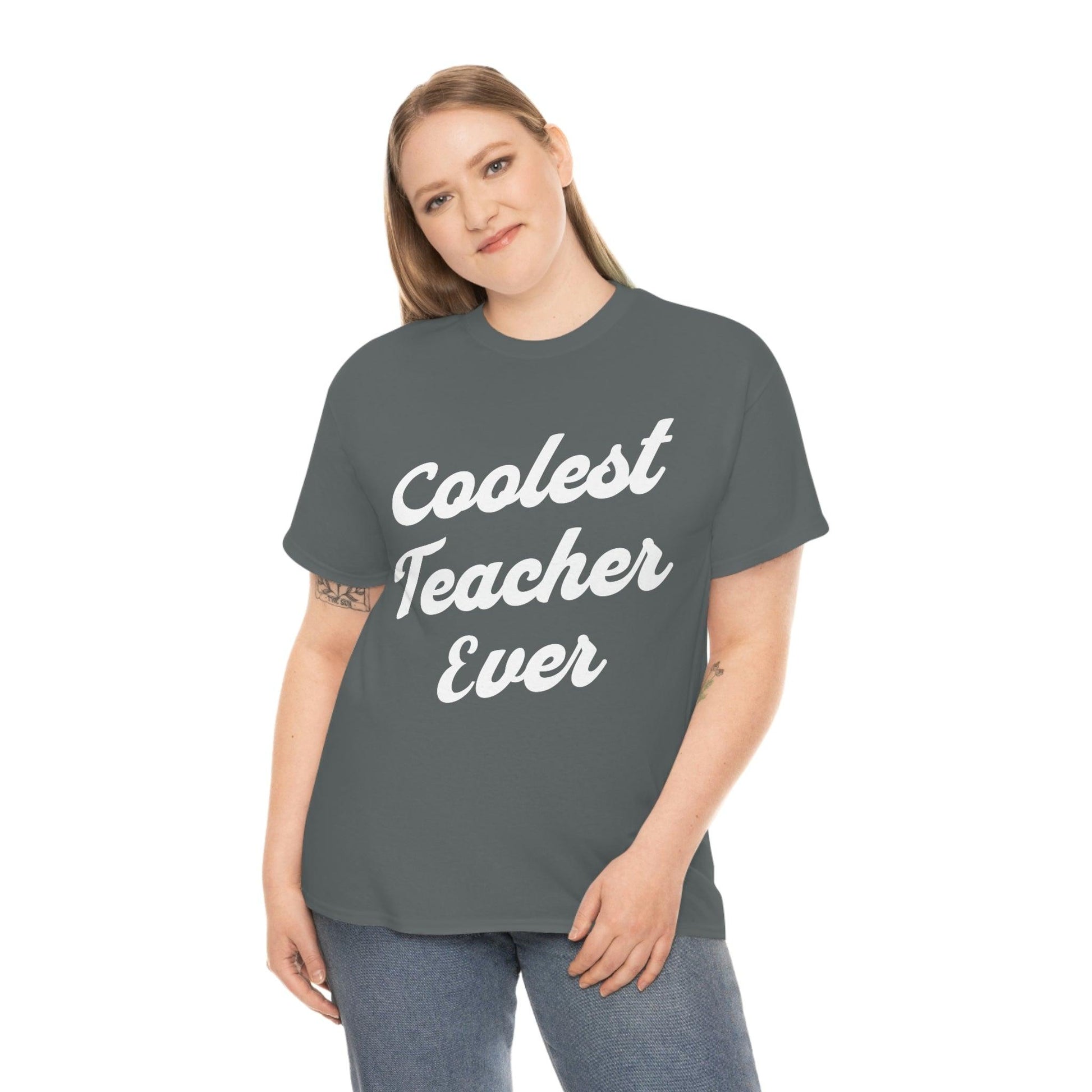 Coolest Teacher Ever T-Shirt - Giftsmojo