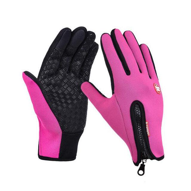 Winter Gloves Touch Screen Riding Motorcycle Sliding Waterproof Sports Gloves With Fleece - Giftsmojo