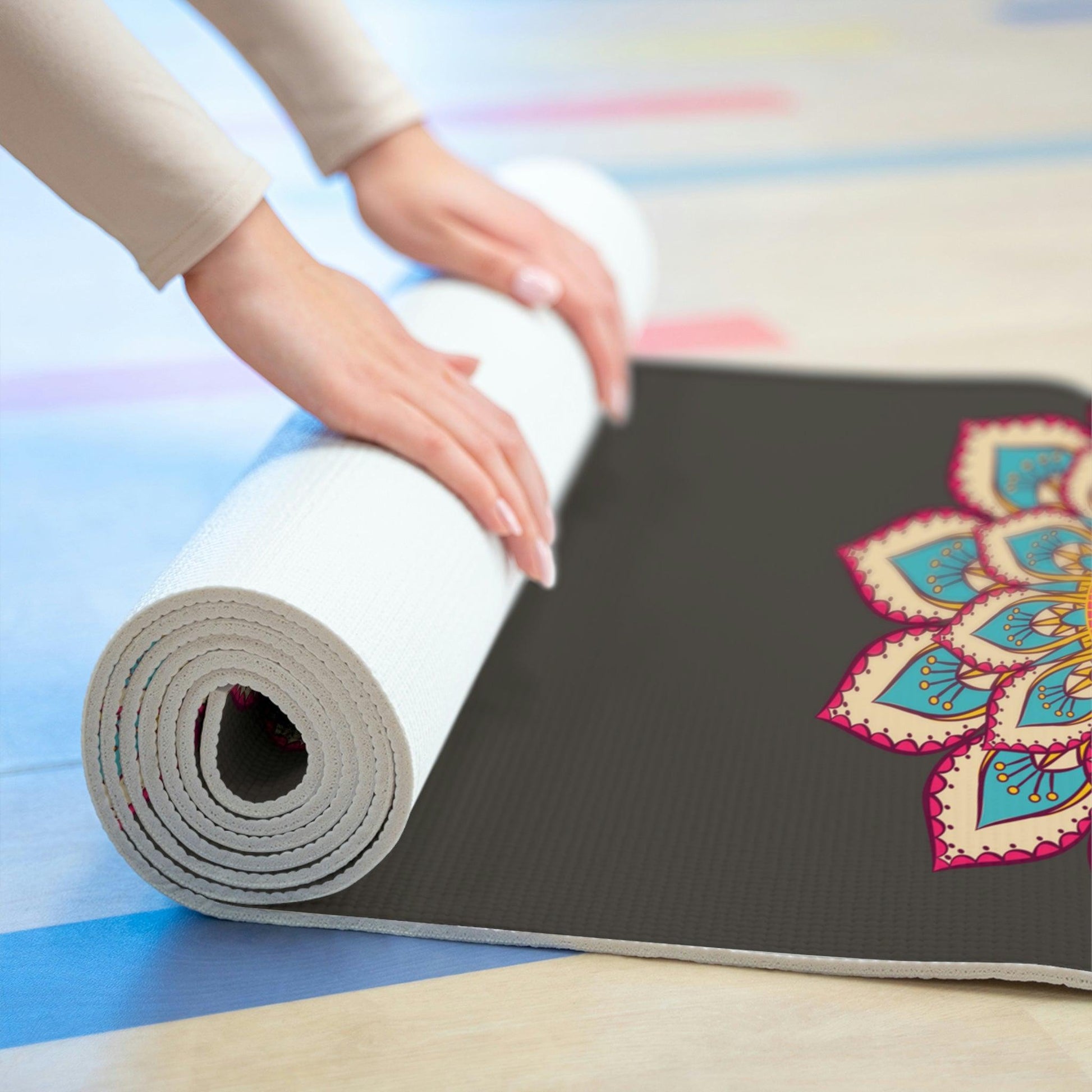 Mandala Yoga Mat | Exercise mat | printed yoga mat | Custom Yoga Mats | Yoga Lover Gift | Best Yoga Mat | Foam Yoga Mat - Giftsmojo