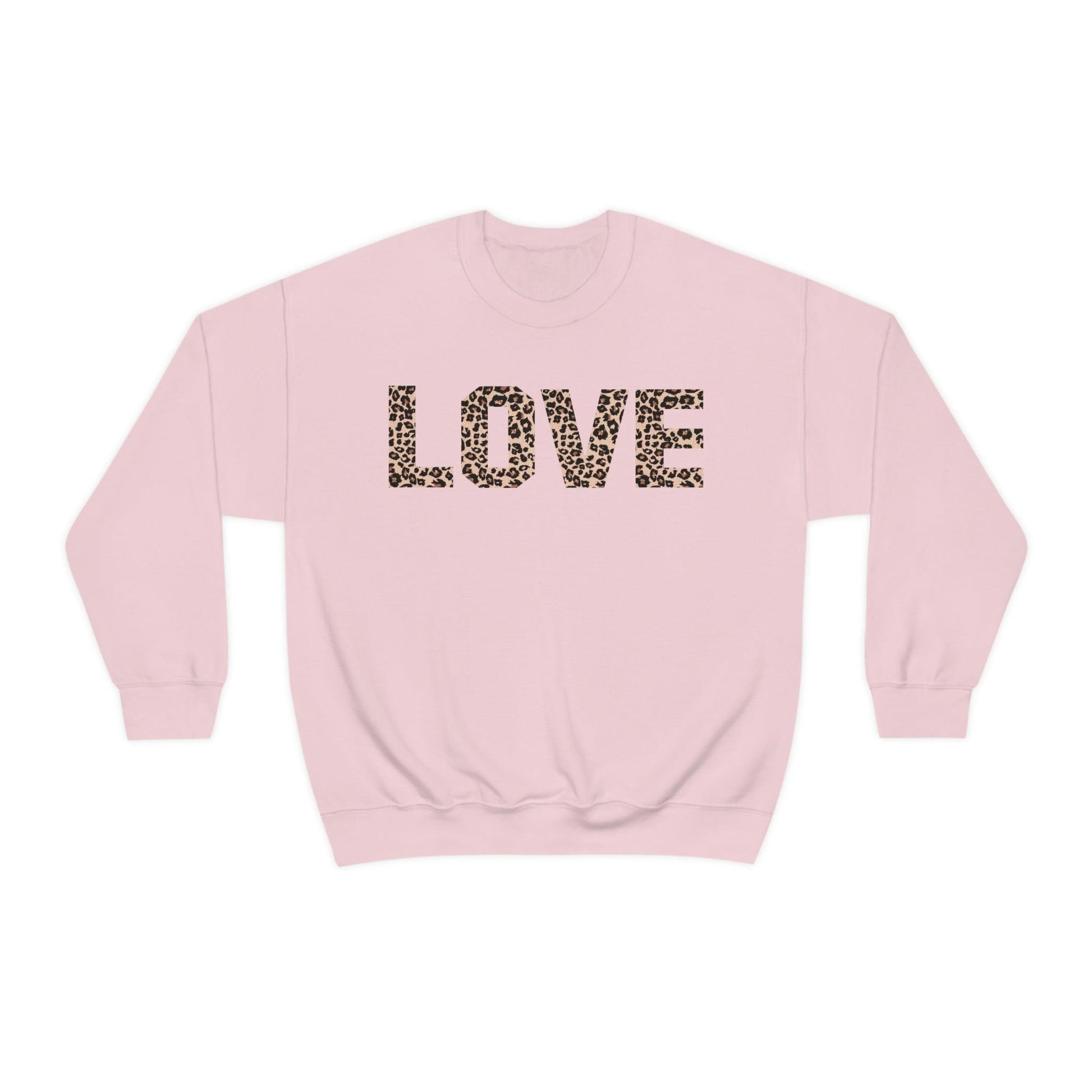 Leopard print love Sweatshirt - Giftsmojo