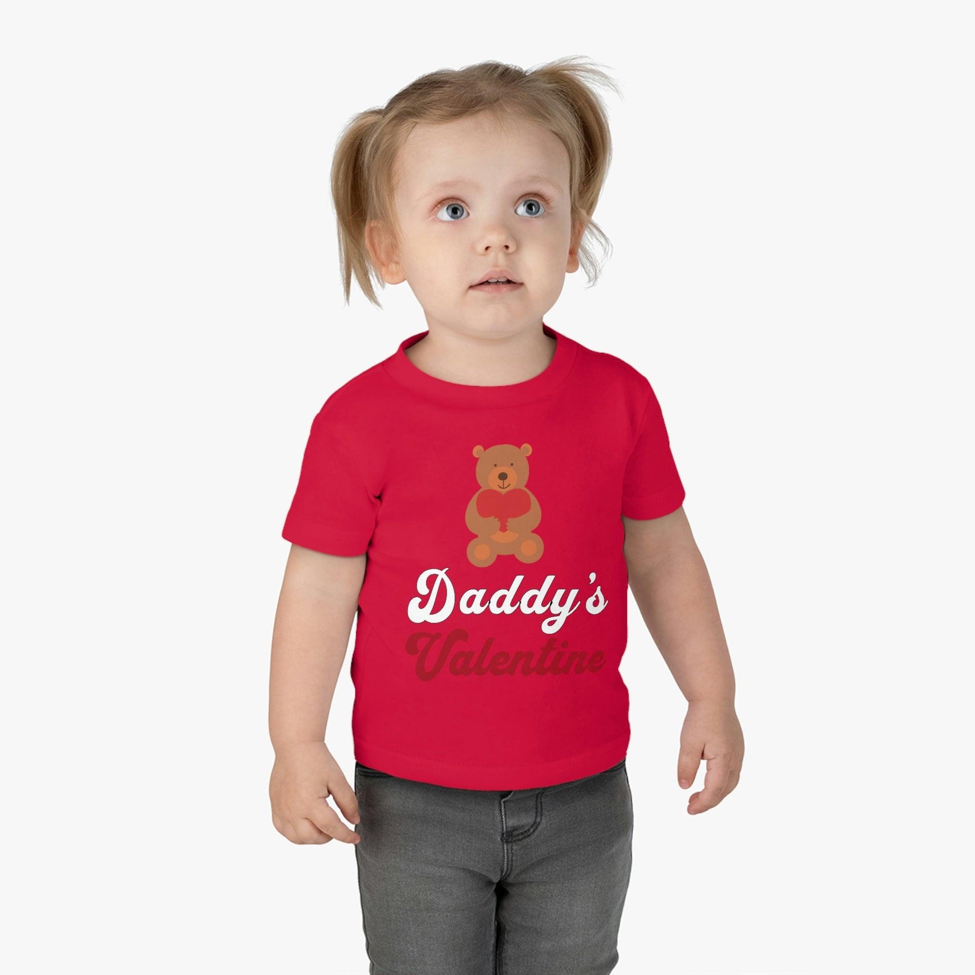 Daddy's Valentine - Kids Valentine day shirt - Giftsmojo