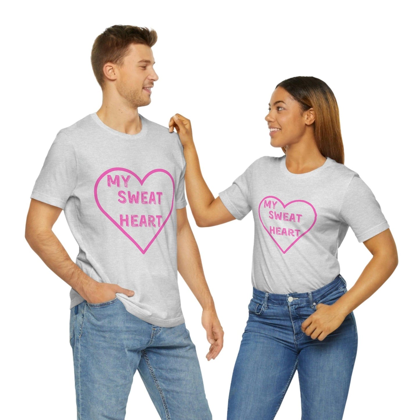 My Sweat Heart - Love shirt - Gift for wife - Gift for Husband - Gift for Girlfriend and Boyfriend - Anniversary gift - Giftsmojo