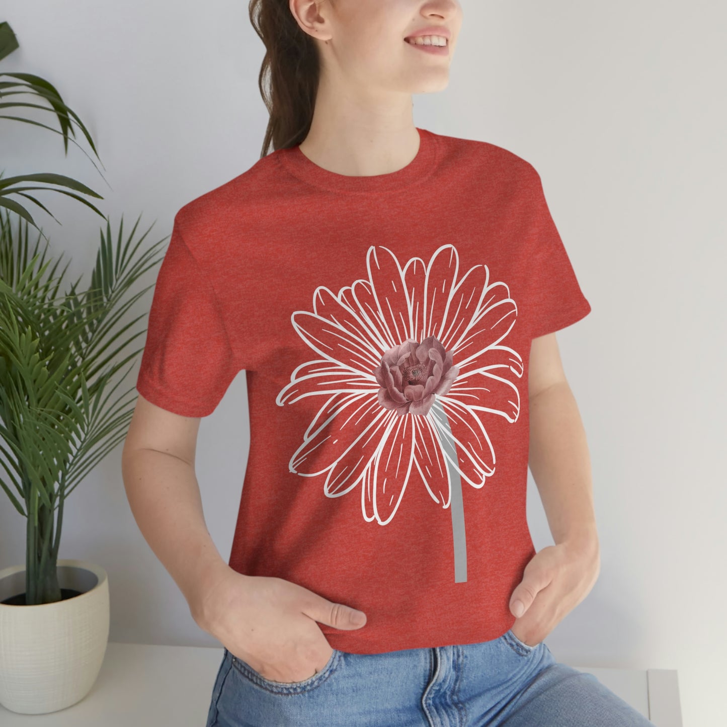 Flower Tshirt, Vintage Flower Shirt, Vintage Botanical Shirt, Vintage T-shirt, Graphic Tshirt, Botanical Print, Wildflower shirt, floral Tee