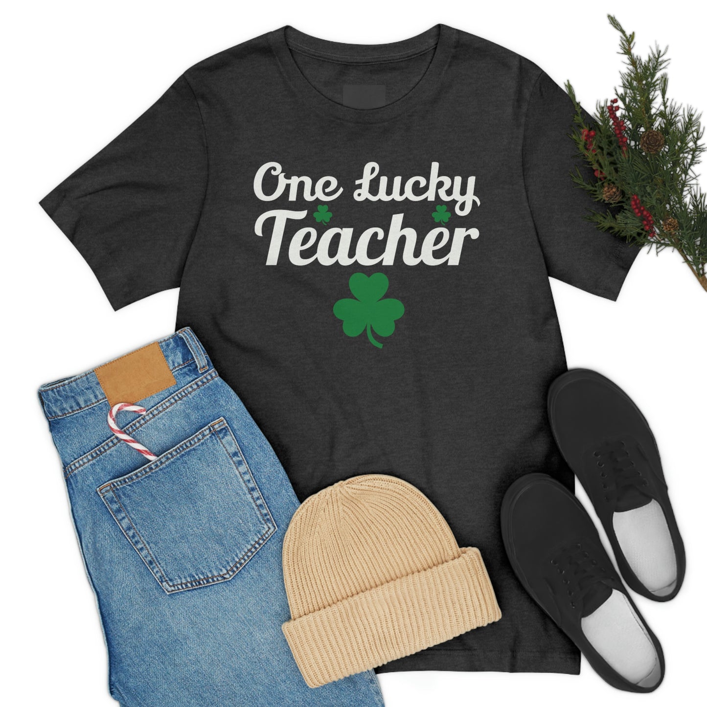 One Lucky Teacher Shirt St Patrick's Day tee, Teacher gift st patrick shirt, Lucky Shamrock shirt, shenanigans shirt, st Patricks day gift,