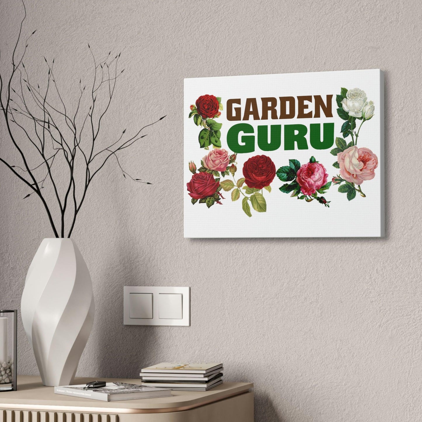 Garden Guru Canvas - Garden wall arts, gift for garden lovers - Giftsmojo