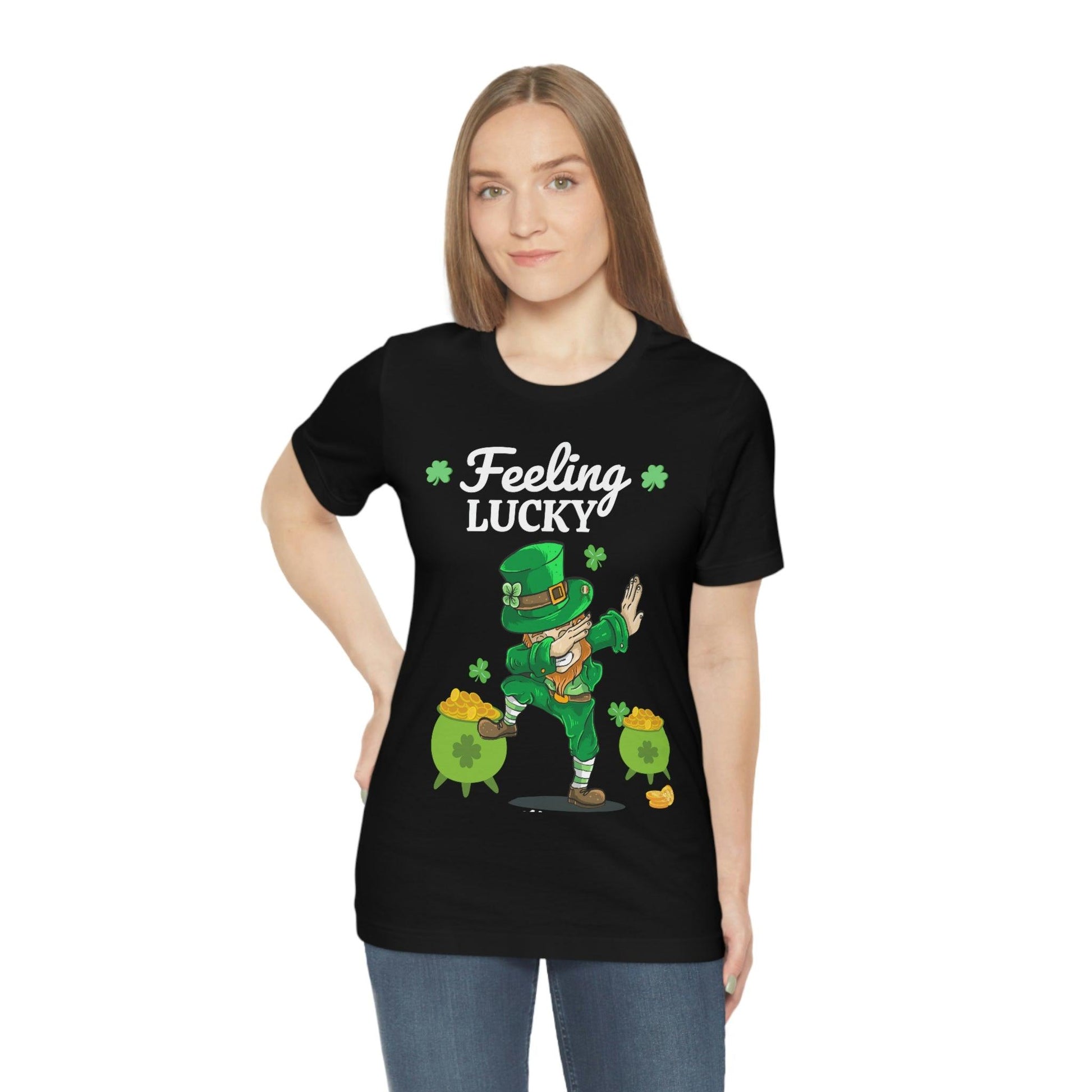 St Patrick's Day shirt feeling Lucky Funny St Paddys day shirt Lucky Shamrock shirt shenanigans shirt St Patricks day gift Irish shirts - Giftsmojo
