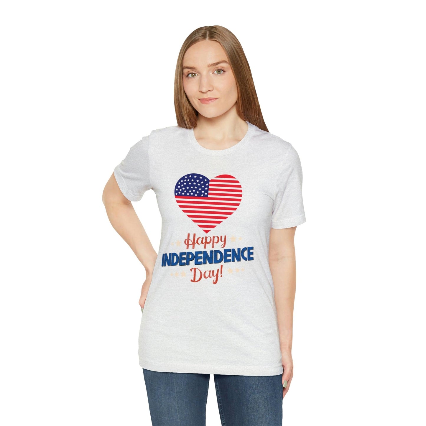 Happy Independence Day shirt, American flag shirt, Red, white, and blue shirt, Patriotic shirt, USA shirt - Giftsmojo