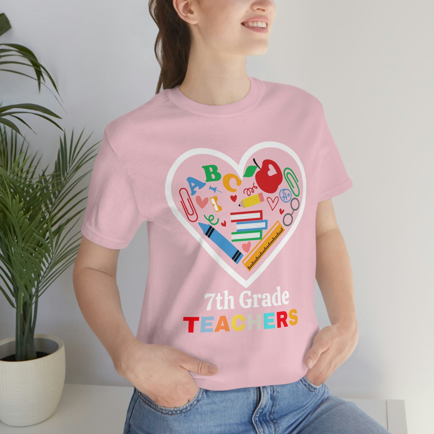 Love 7th Grade Teacher Shirt - Teacher Appreciation Shirt - Gift for Teachers - 7th Grade shirt