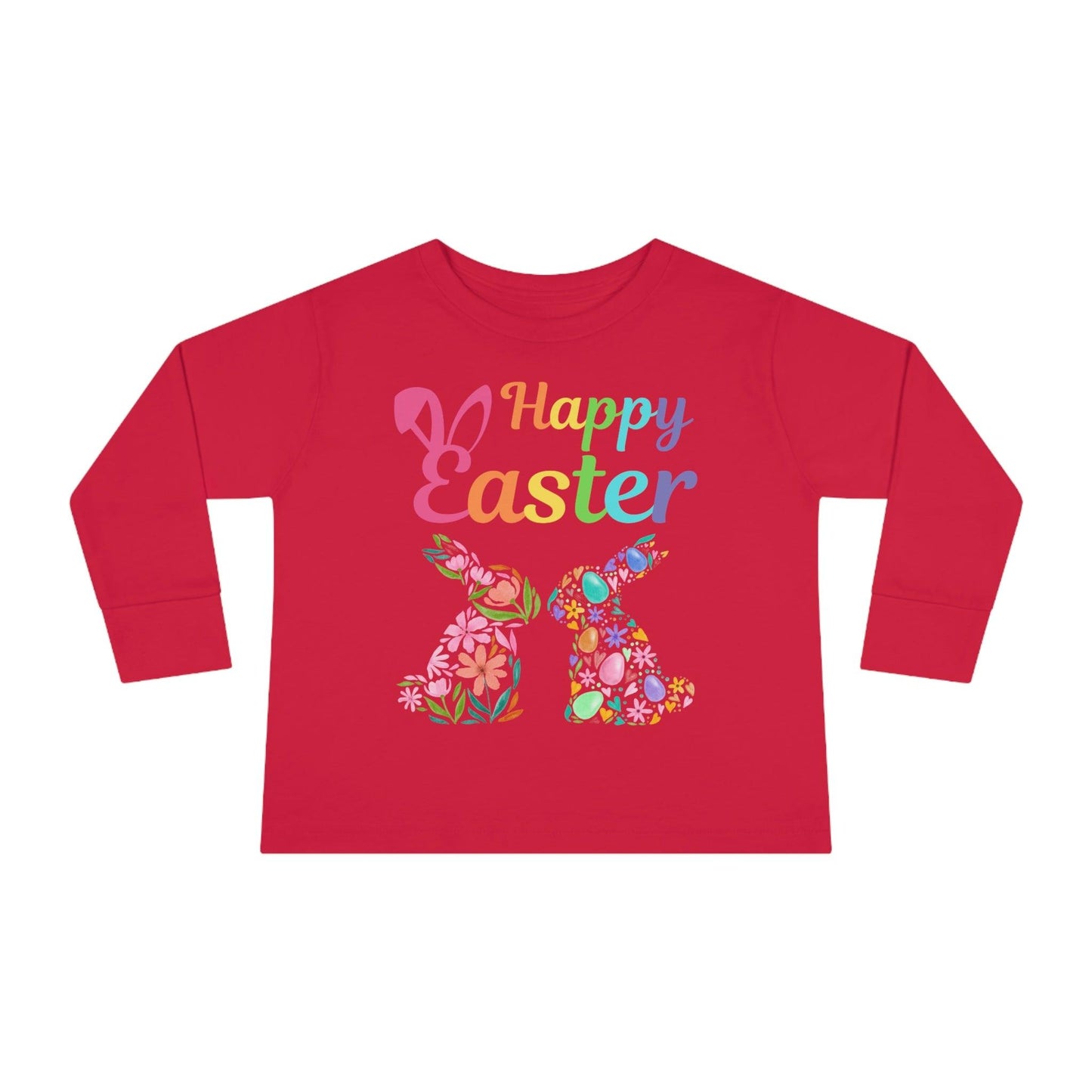 Happy Easter Toddler Long Sleeve Tee