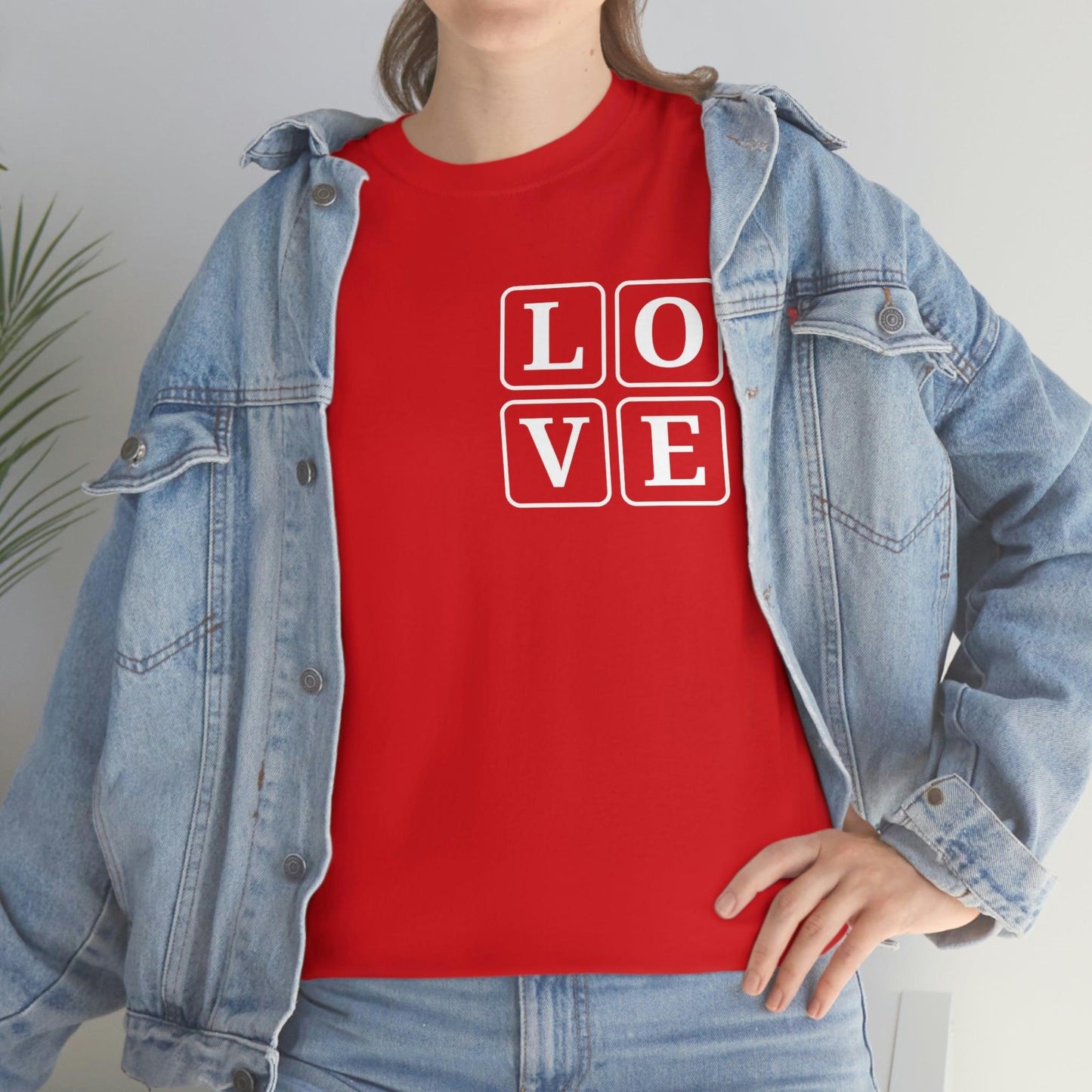 Love Square T-Shirt, - Giftsmojo