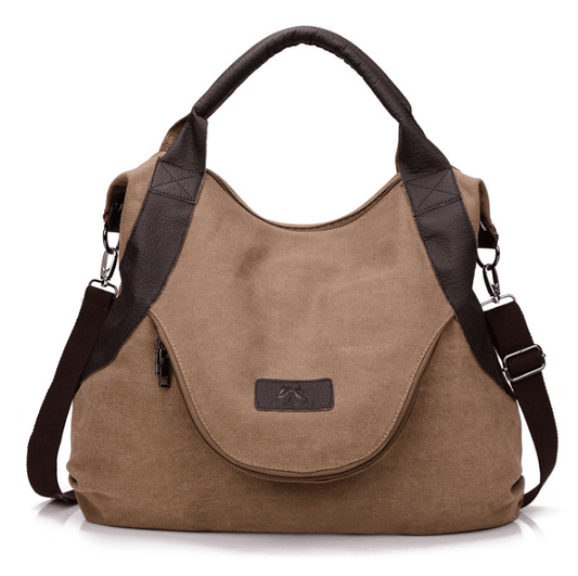 Handheld Minimalist Retro Shoulder Crossbody Vintage Canvas Bag - Giftsmojo