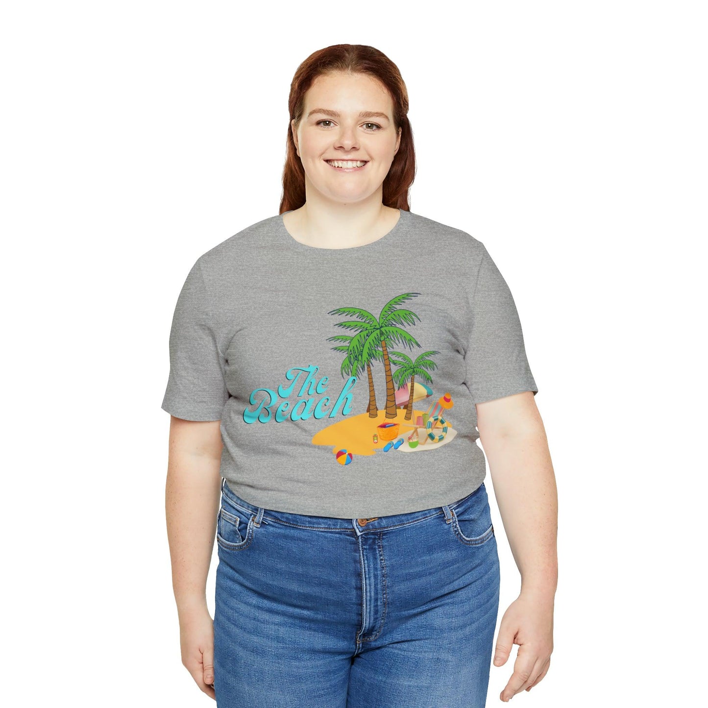 The Beach shirt, Beach t-shirt, Summer shirt, Beachwear, Beach fashion, Tropical print, Trendy design, Stylish beach apparel - Giftsmojo