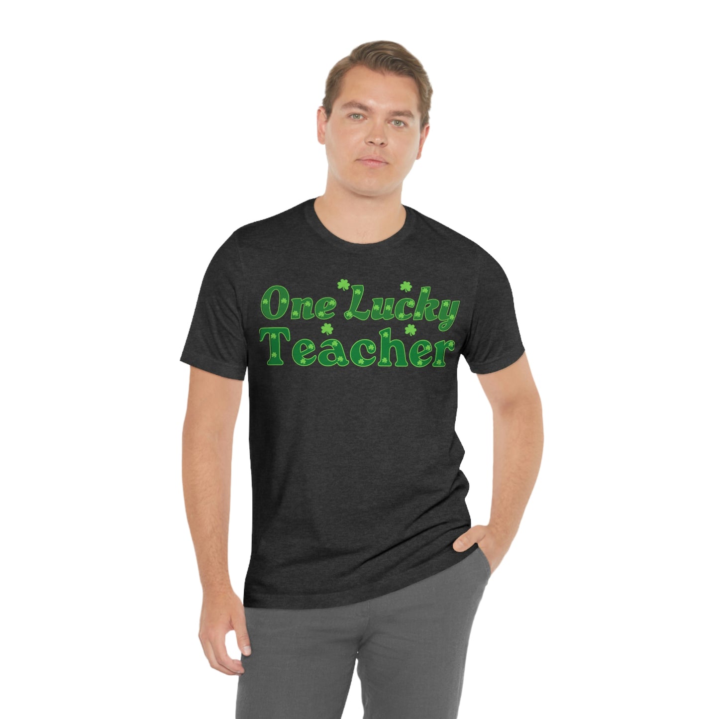 One Lucky Teacher Shirt feeling Lucky St Patrick's Day shirt - Funny St Paddy's day Funny Shirt