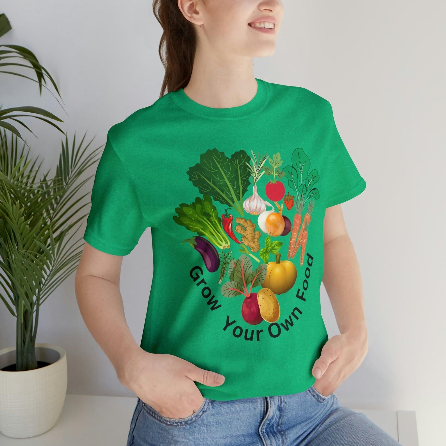 Shirt for Gardeners, Garden Tshirt, Grow Your Own Food shirt, Gift for Gardener, Garden Shirt for Women, Homesteader Shirt, Garden Graphic Tee - Giftsmojo