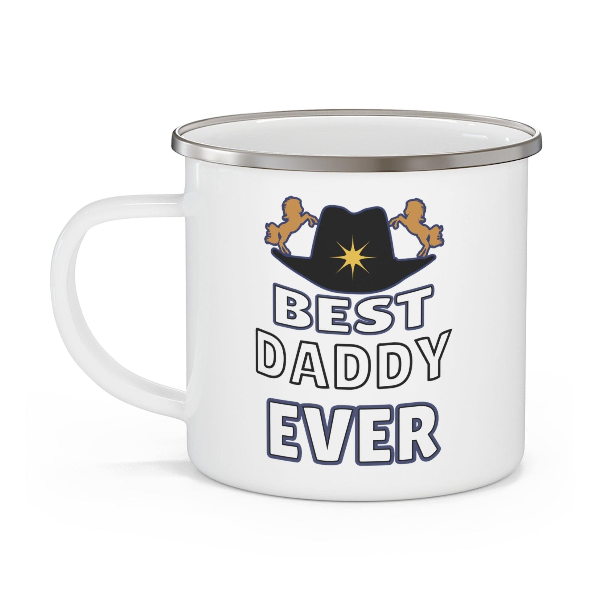 Best Daddy Ever Mug, Enamel Camping Mug, Camping gift, Gift for dad, Father's day gift, Dad Mug, Dad gift - Giftsmojo