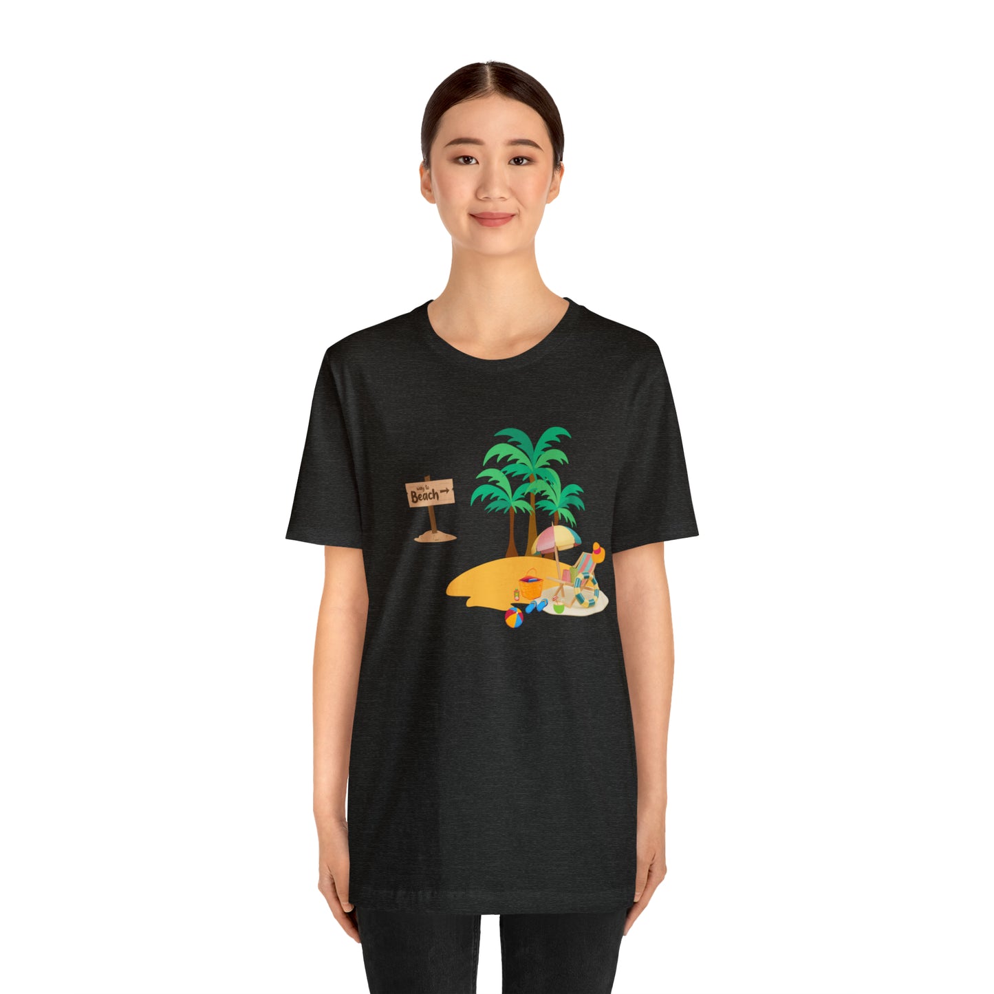 Beach shirt, Beach t-shirt, Summer shirt, Beachwear, Beach fashion, Tropical print, Trendy design, Stylish beach apparel