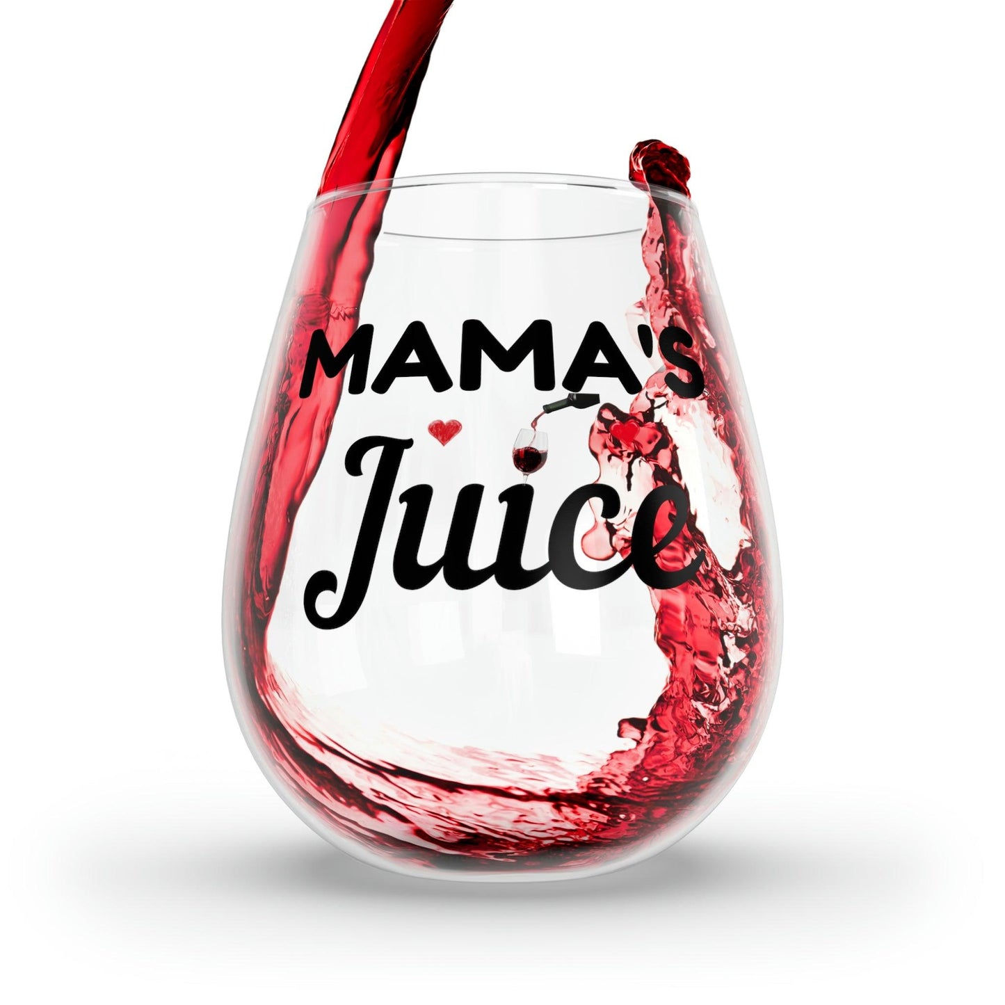 Mom wine glass Mama's Juice Wine Glass - Mother's Day Wine glass Gift for Mom