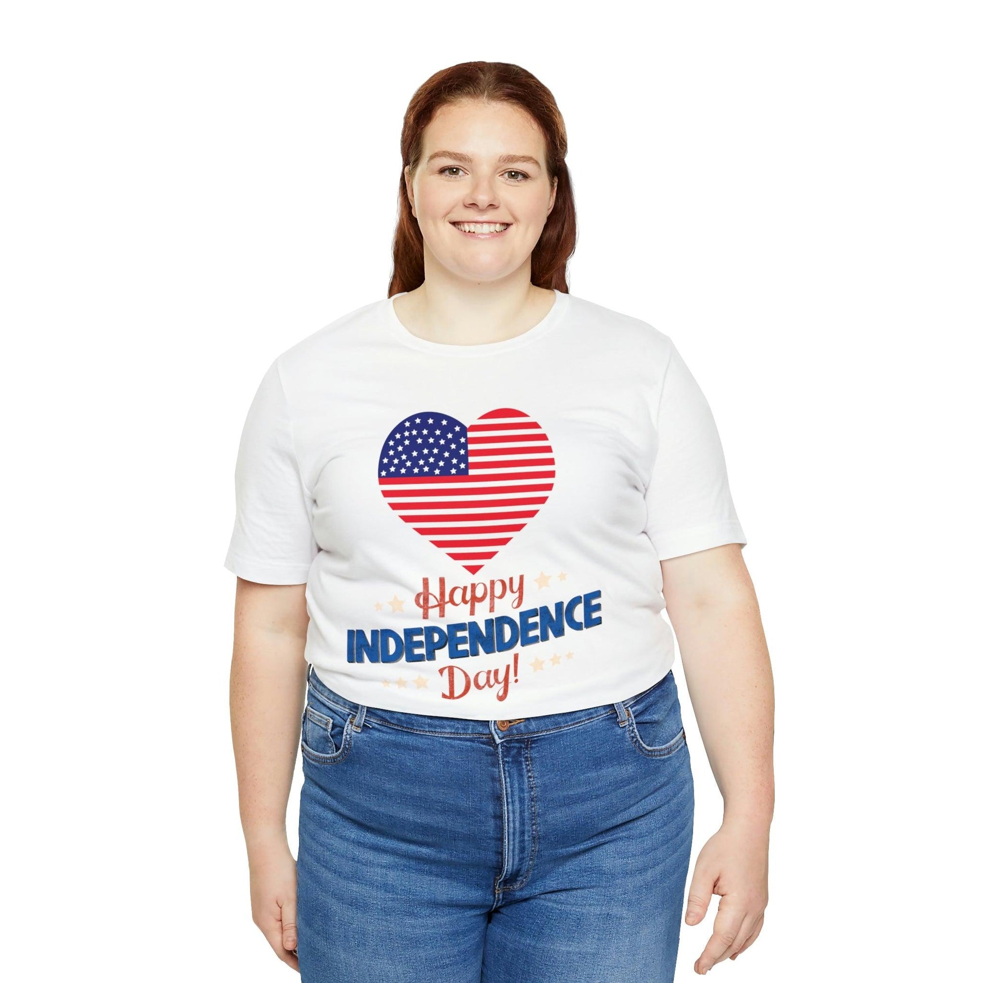 Happy Independence Day shirt, American flag shirt, Red, white, and blue shirt, Patriotic shirt, USA shirt - Giftsmojo