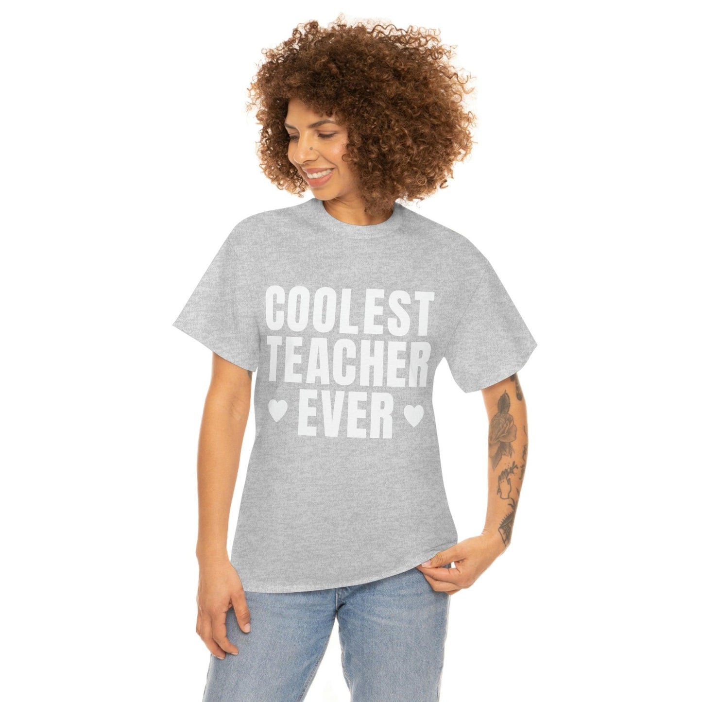 Coolest Teacher Ever Tee - Giftsmojo