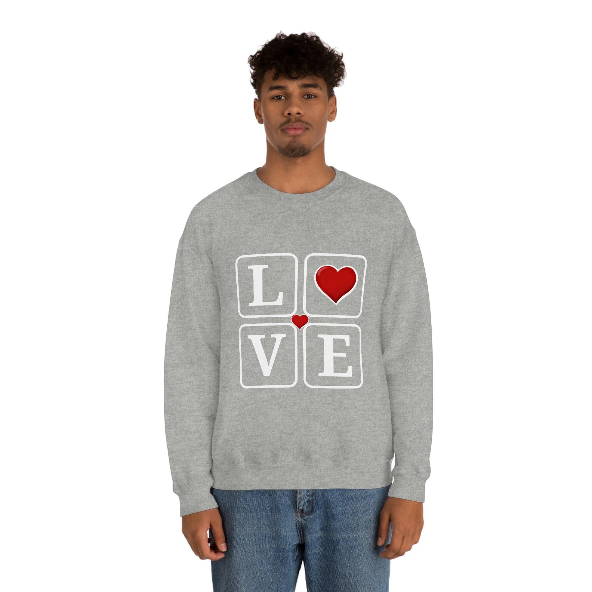 Love square Hearts Sweatshirt - Giftsmojo