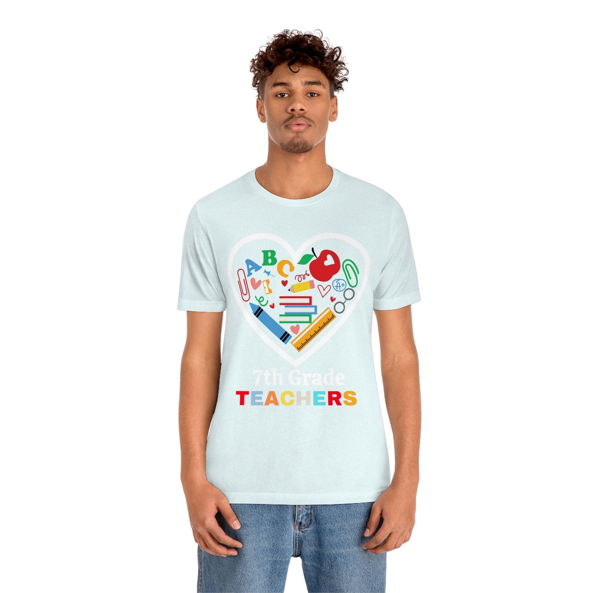 Love 7th Grade Teacher Shirt - Teacher Appreciation Shirt - Gift for Teachers - 7th Grade shirt - Giftsmojo