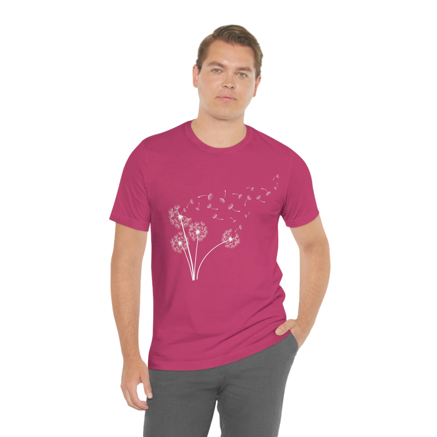 Dandelion Shirt, Boho Windflower Shirt, Dandelion Shirt for Her, Windflower Tee, Meditation Gift, Yoga Shirt, Inspirational Shirt, Bday Tees