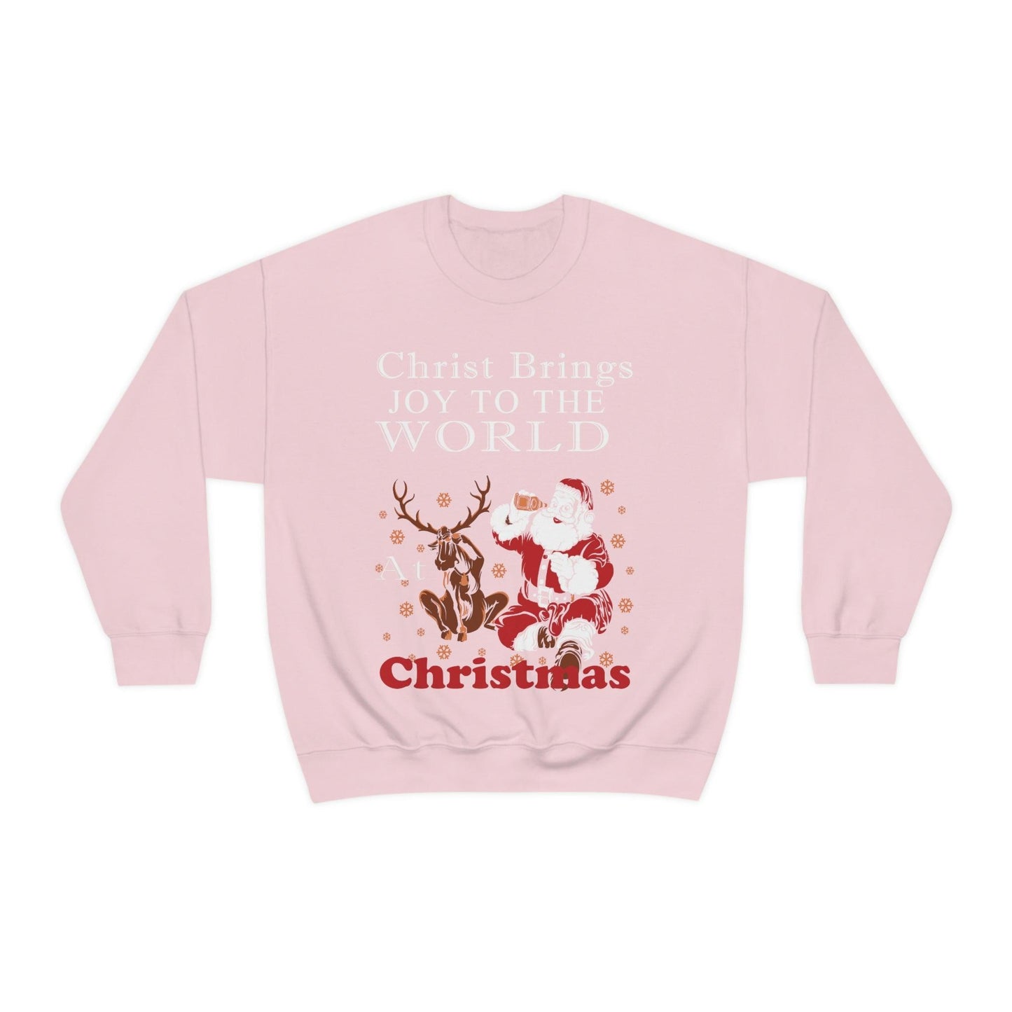 Christ brings joy to the World at Christmas Sweatshirt - Giftsmojo