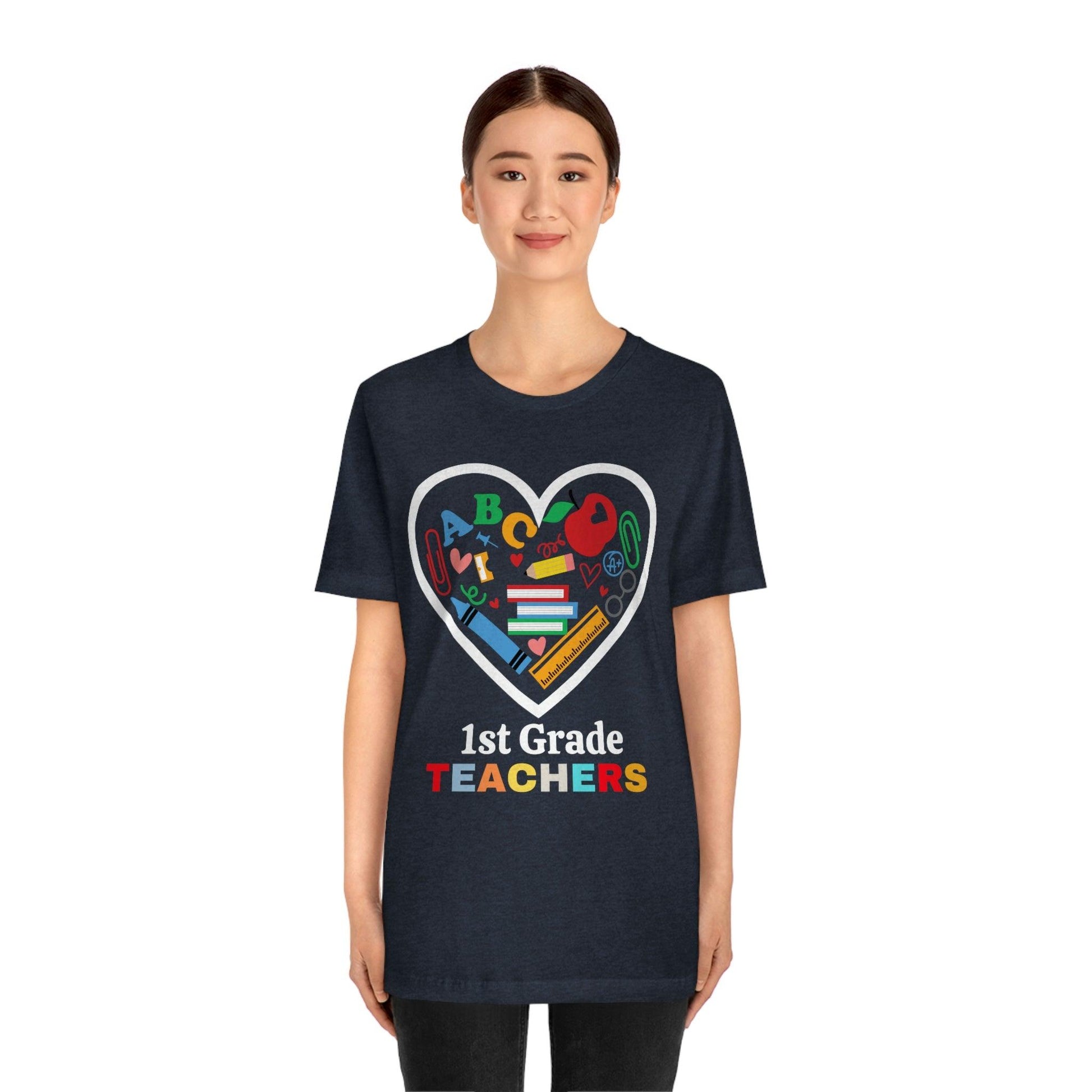 Love 1st Grade Teacher Shirt - Teacher Appreciation Shirt - Giftsmojo