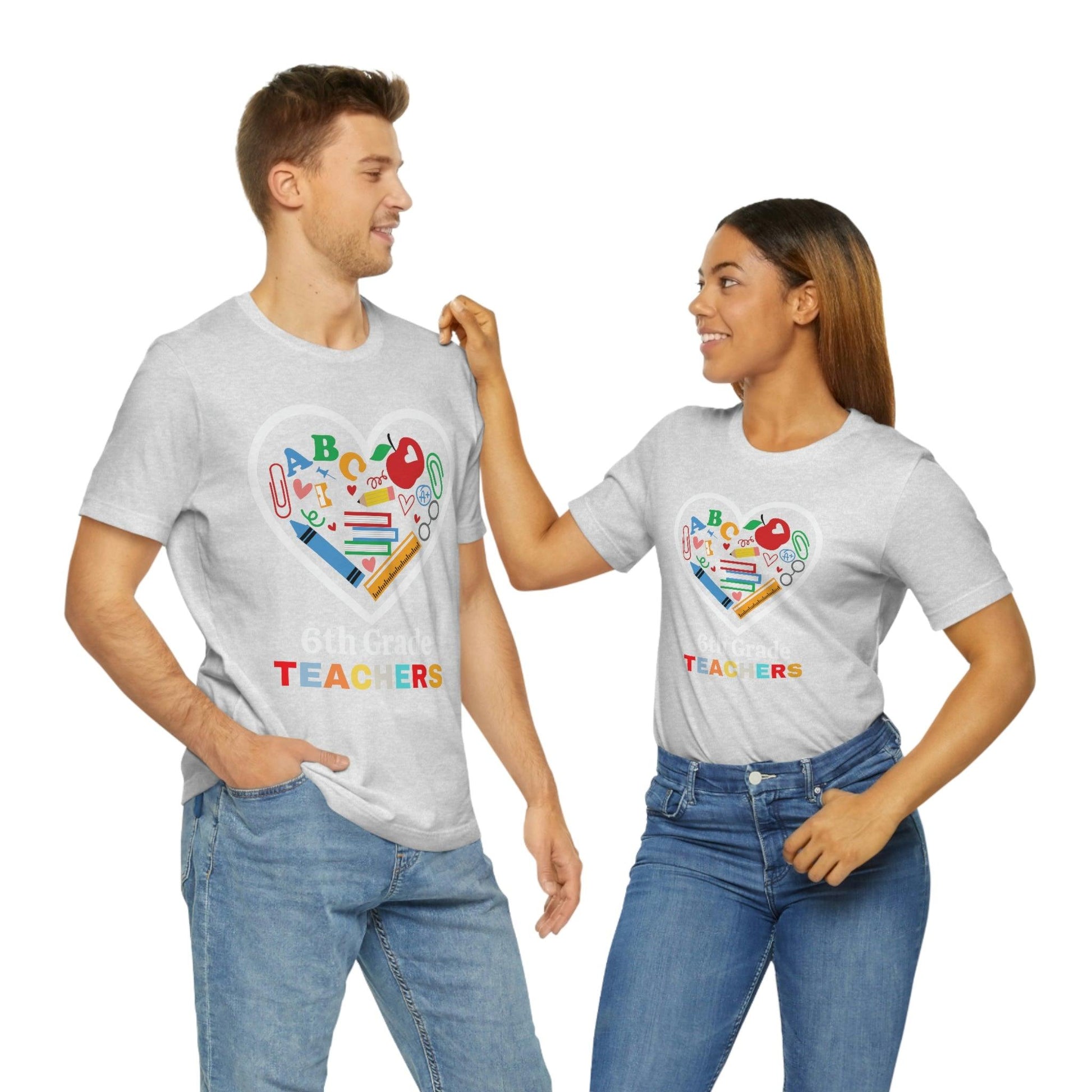 Love 6th Grade Teacher Shirt - Teacher Appreciation Shirt - Gift for Teachers - 6th Grade shirt - Giftsmojo