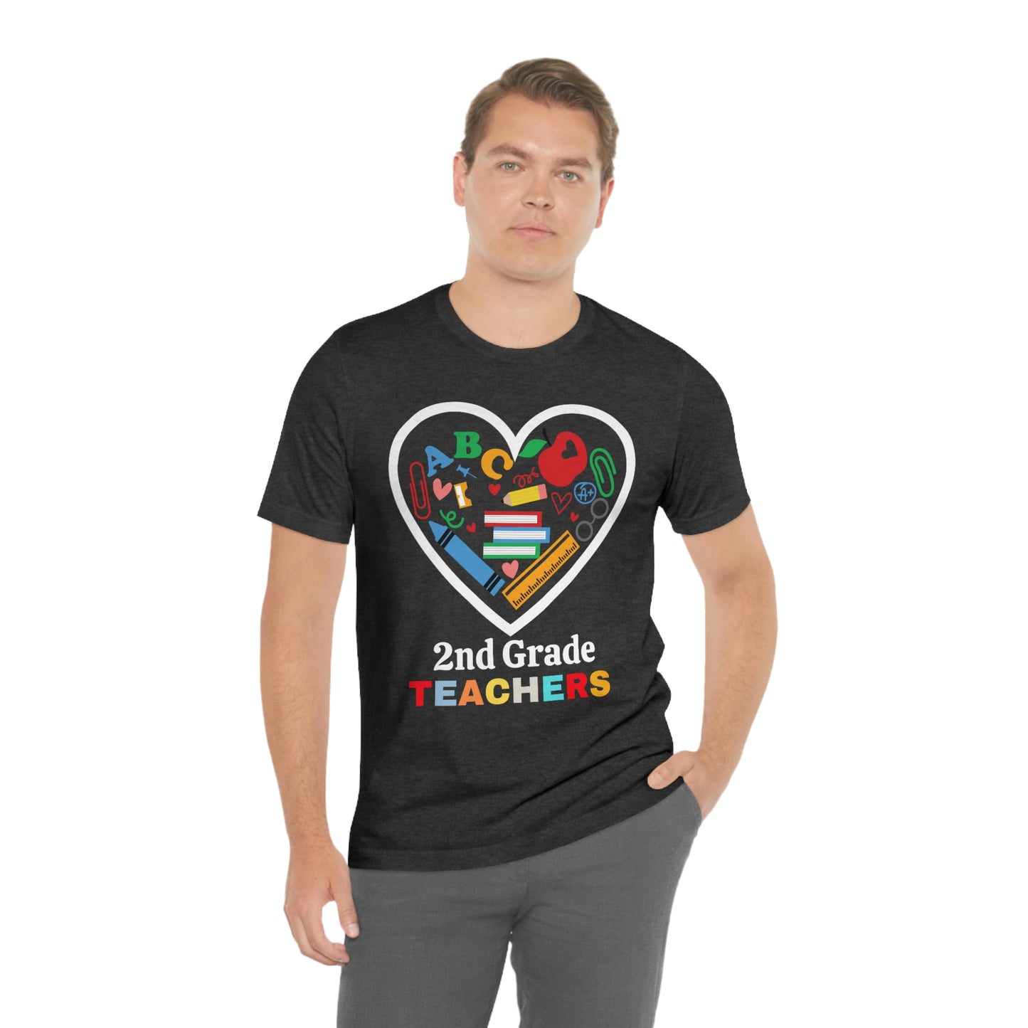 Love 2nd Grade Teacher Shirt - Teacher Appreciation Shirt -  gift for teachers