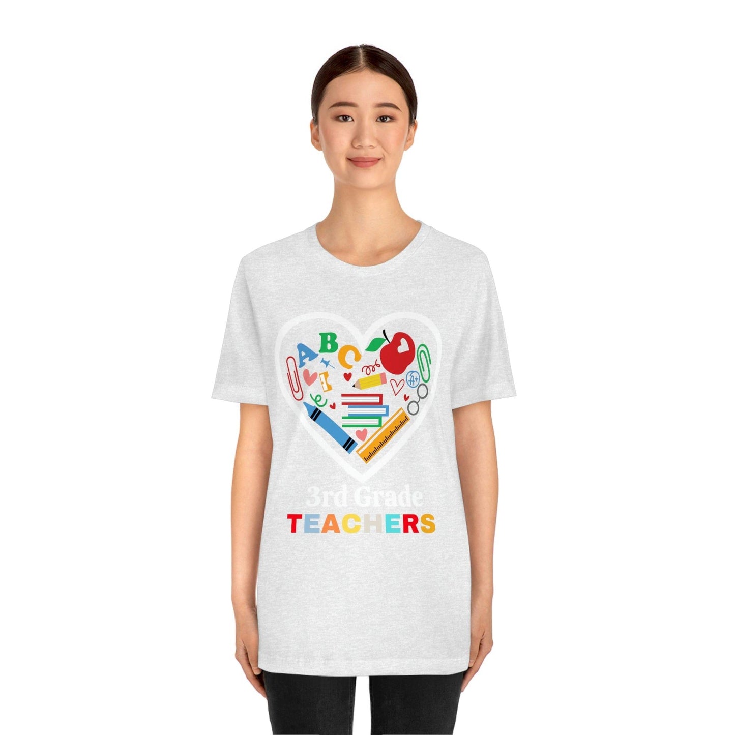 Love 3rd Grade Teacher Shirt - Teacher Appreciation Shirt - Gift for Teachers - 3rd Grade shirt