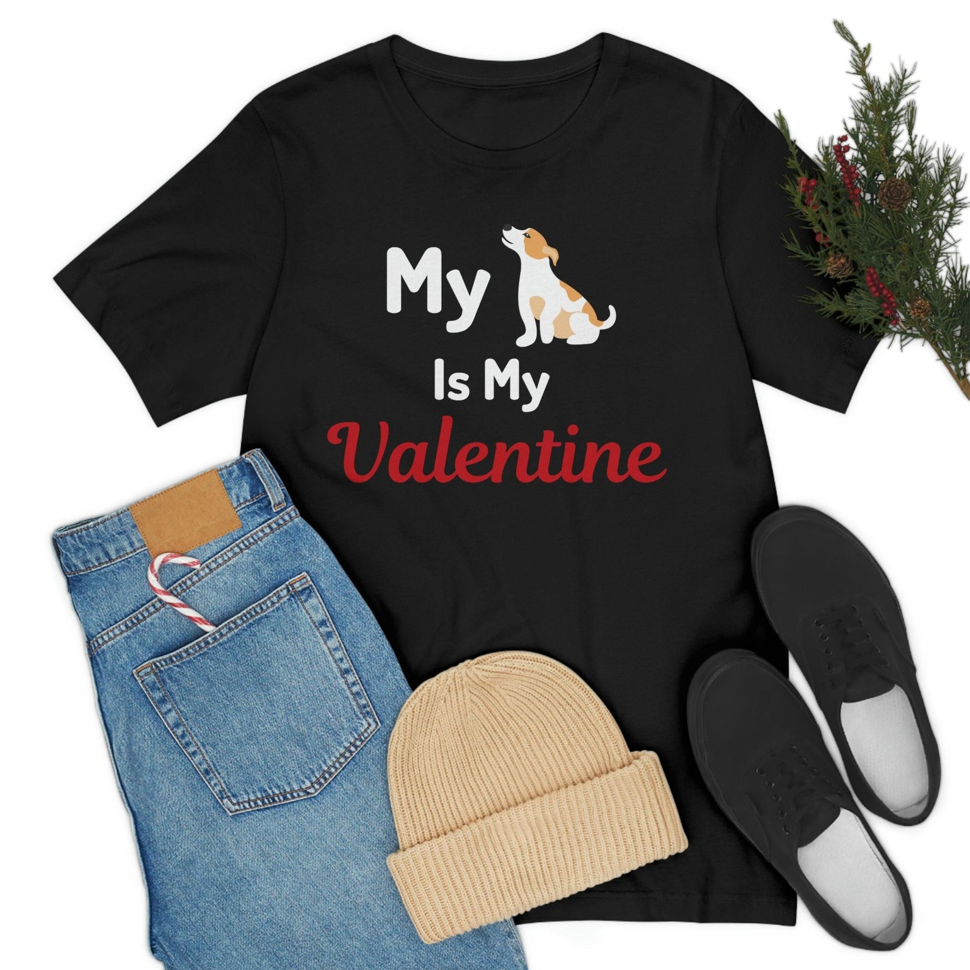 My Dog is my Valentine shirt - Pet lover shirt - dog lover shirt - Giftsmojo