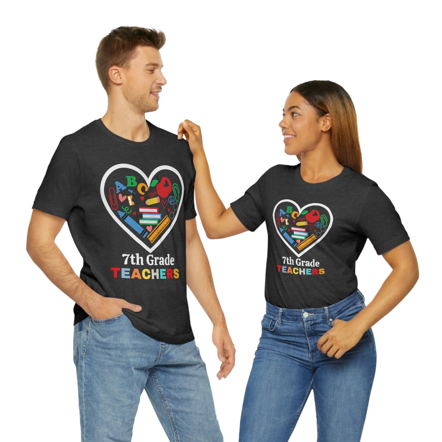 Love 7th Grade Teacher Shirt - Teacher Appreciation Shirt - Gift for Teachers - 7th Grade shirt