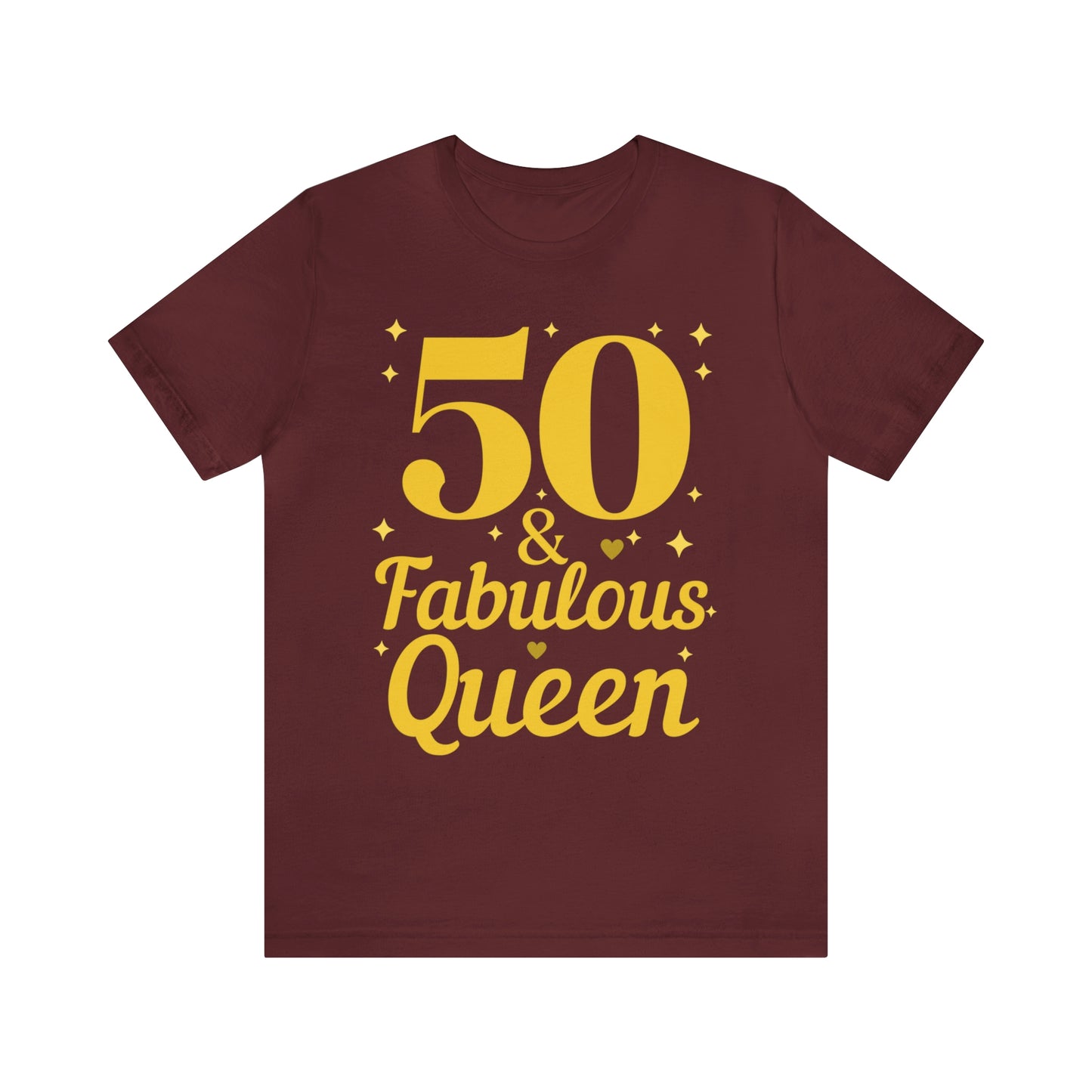 50 and Fabulous Queen shirt, Funny 50th birthday shirt, 50th birthday Tshirt, birthday queen shirt, Gift for 50th birthday, Vintage shirt, birthday gift, birthday girl shirt, mom’s birthday gift