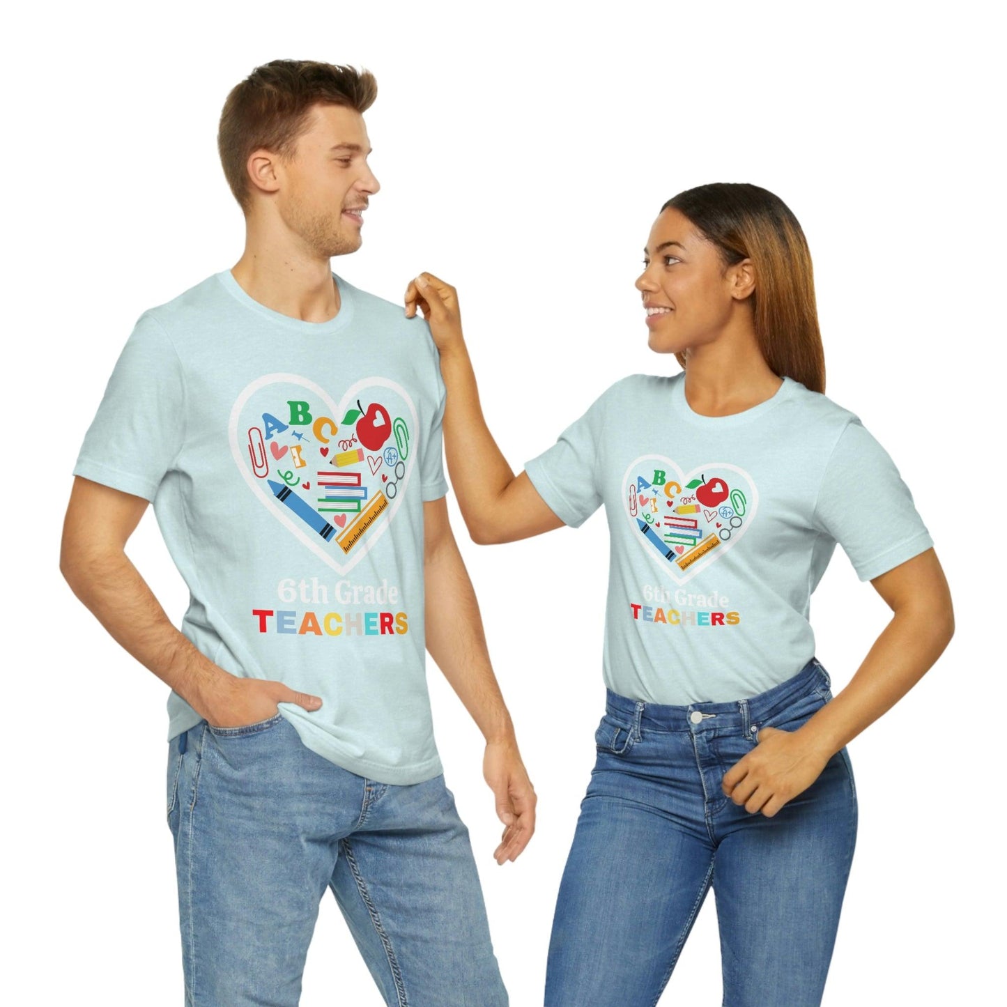 Love 6th Grade Teacher Shirt - Teacher Appreciation Shirt - Gift for Teachers - 6th Grade shirt