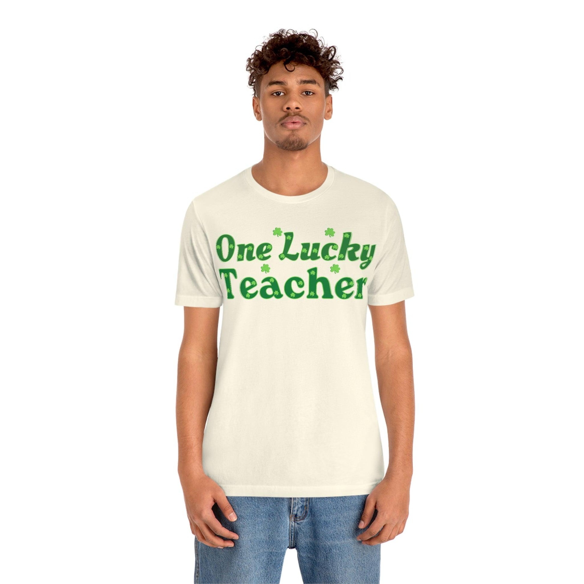 One Lucky Teacher Shirt feeling Lucky St Patrick's Day shirt - Funny St Paddy's day Funny Shirt - Giftsmojo