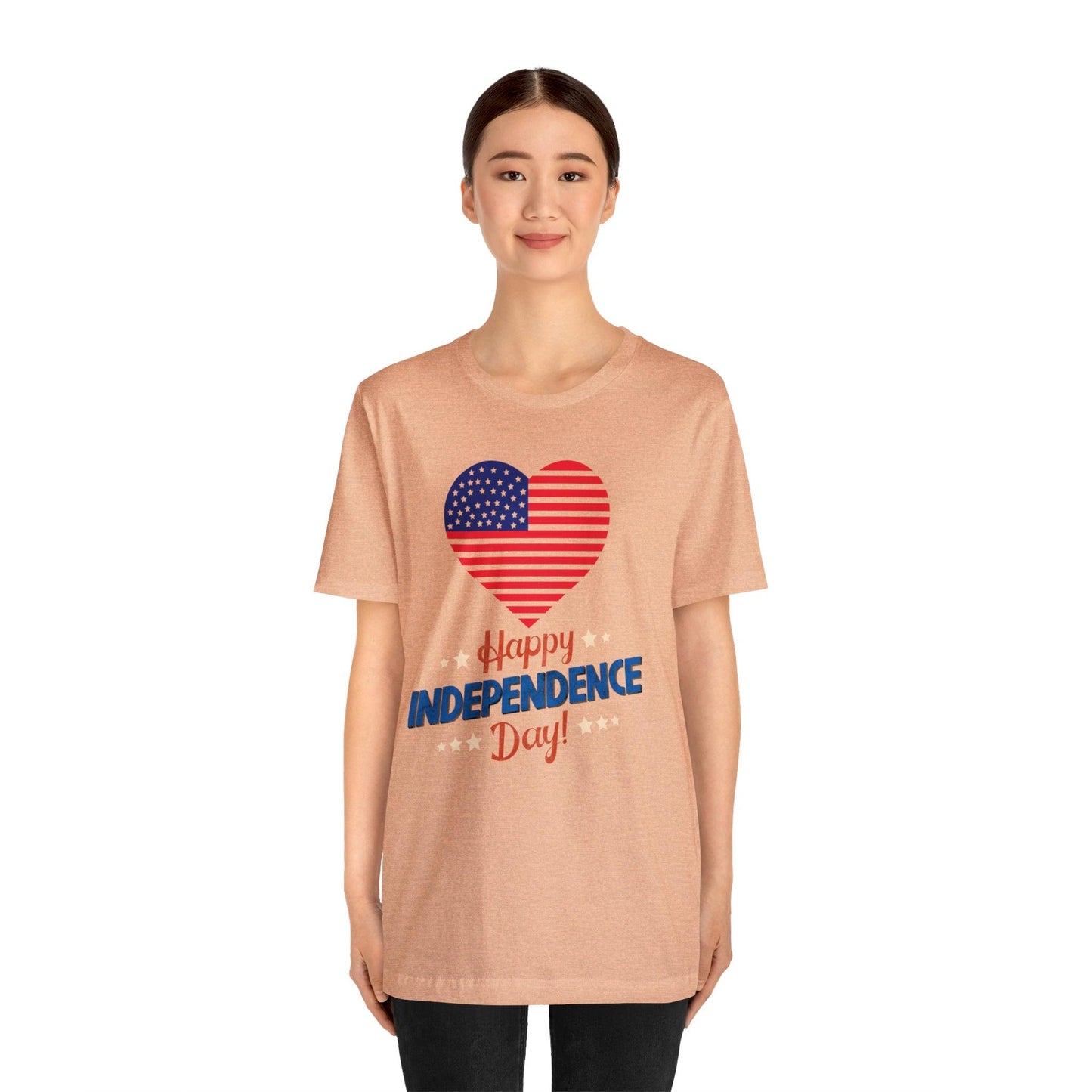 Happy Independence Day shirt, American flag shirt, Red, white, and blue shirt, Patriotic shirt, USA shirt - Giftsmojo