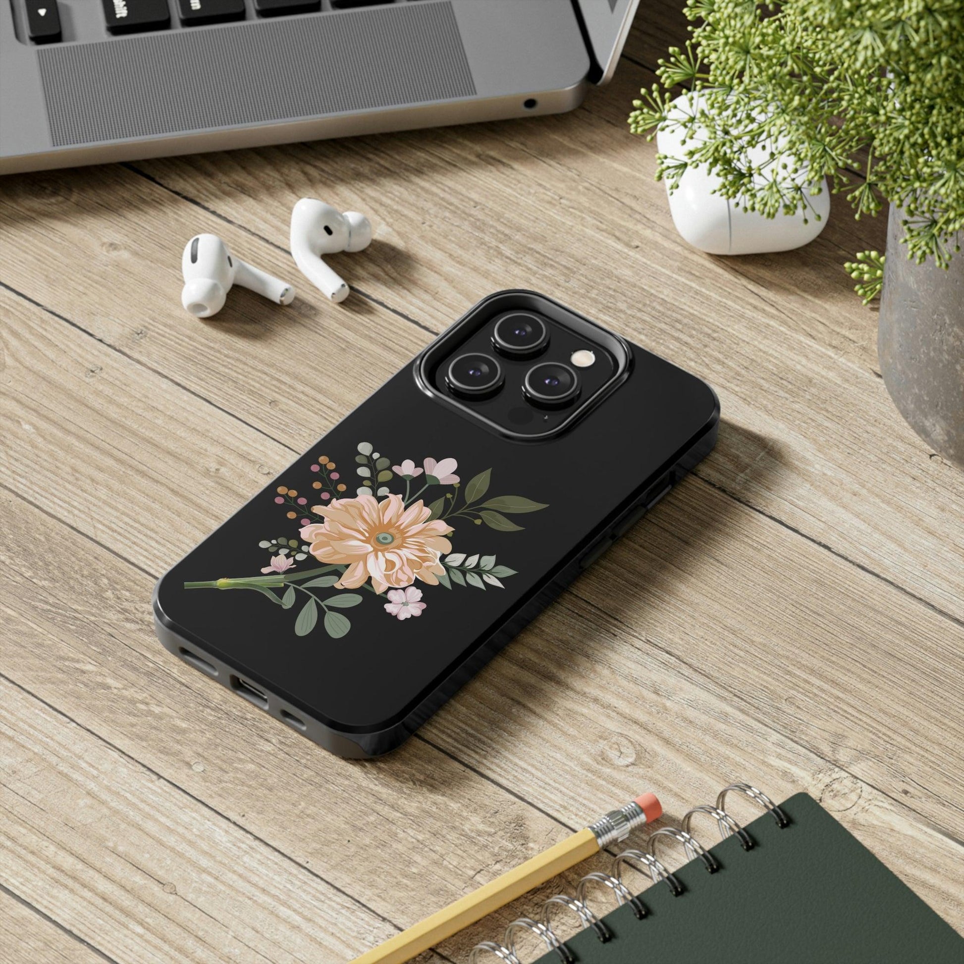 Floral Phone case, Tough Phone Cases, Mom Phone Case fit for iPhone 14 Pro, 13, 12, 11 Pro Max, Xr, Xs, 8+, 7, And Samsung S6 - Giftsmojo