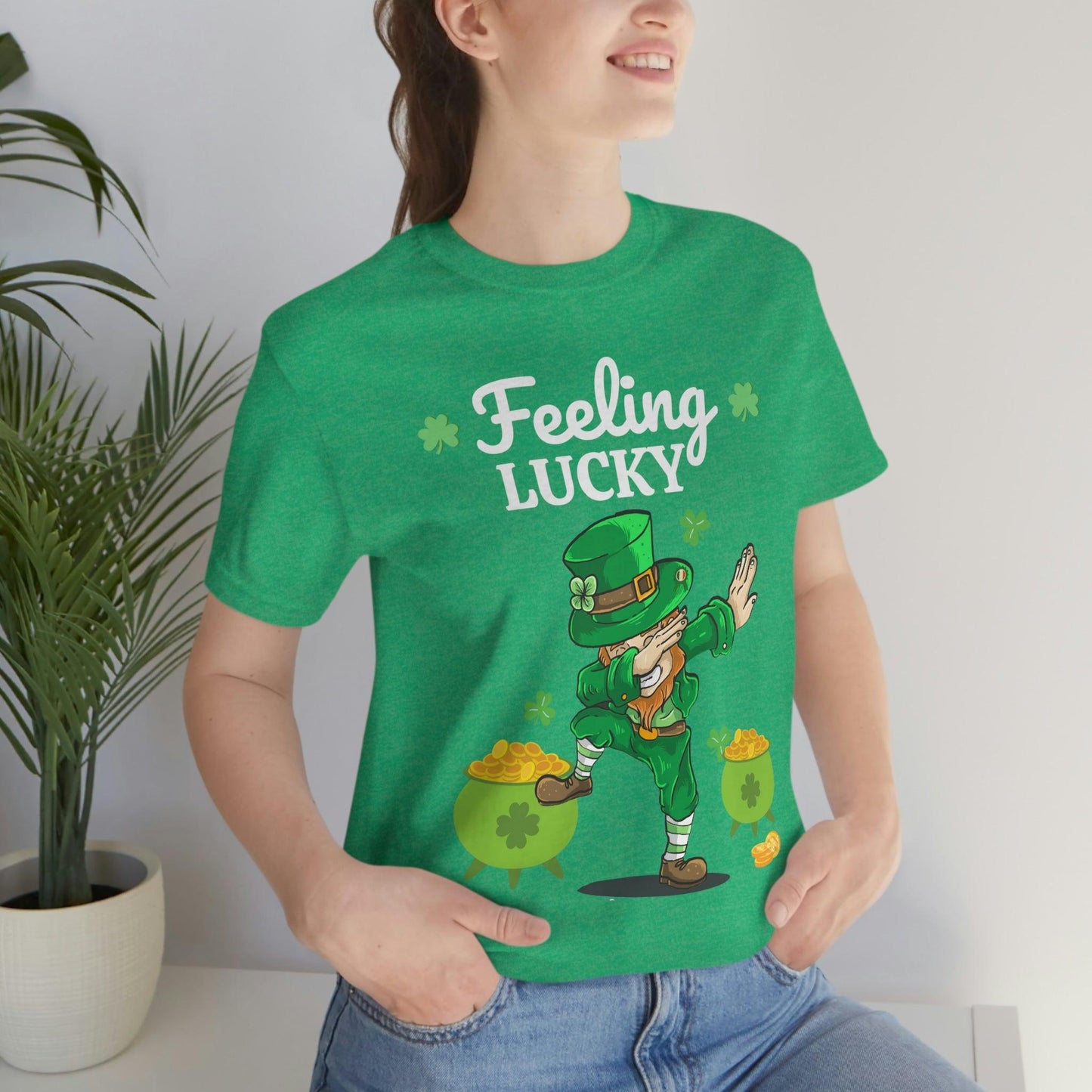 St Patrick's Day shirt feeling Lucky Funny St Paddys day shirt Lucky Shamrock shirt shenanigans shirt St Patricks day gift Irish shirts - Giftsmojo