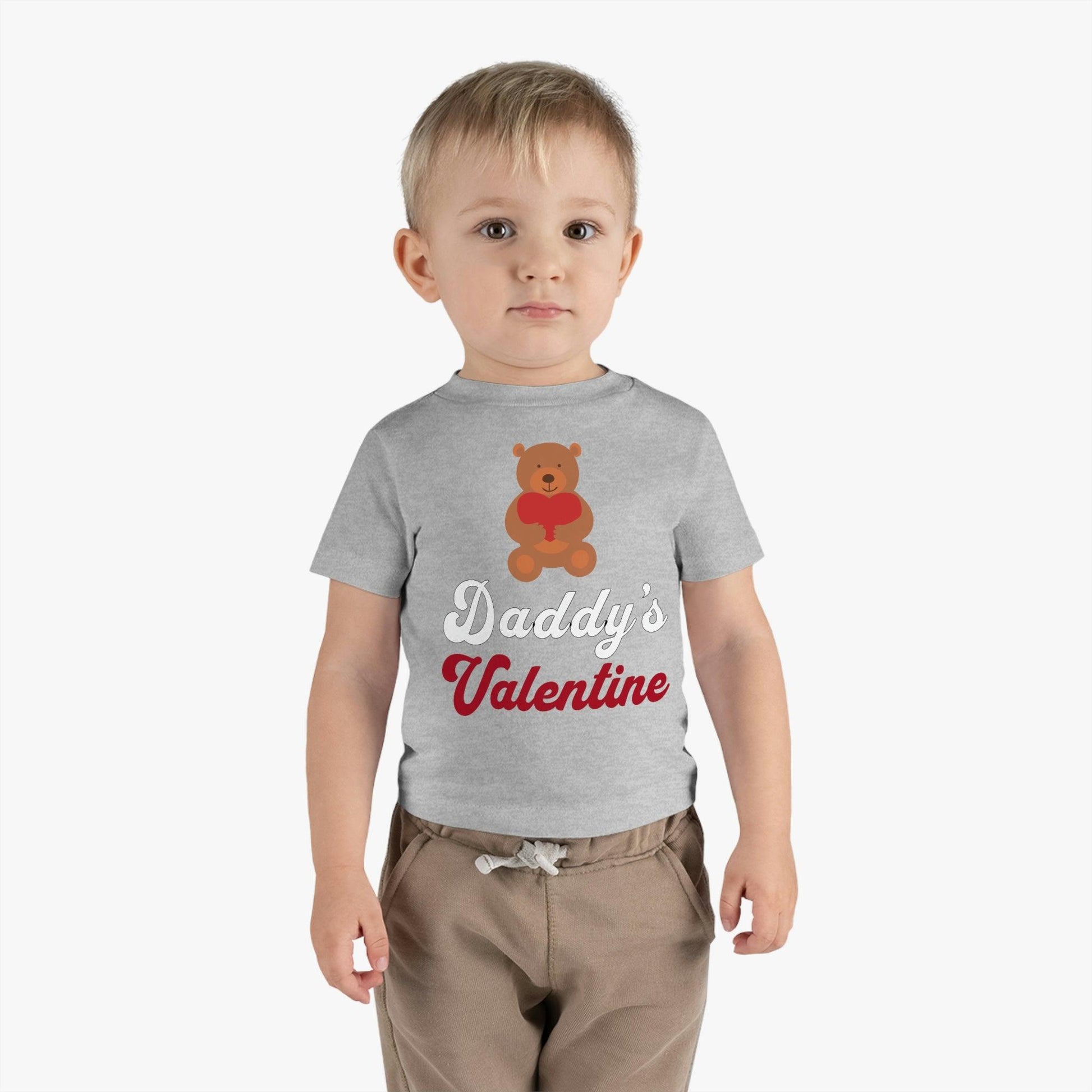 Daddy's Valentine - Kids Valentine day shirt - Giftsmojo