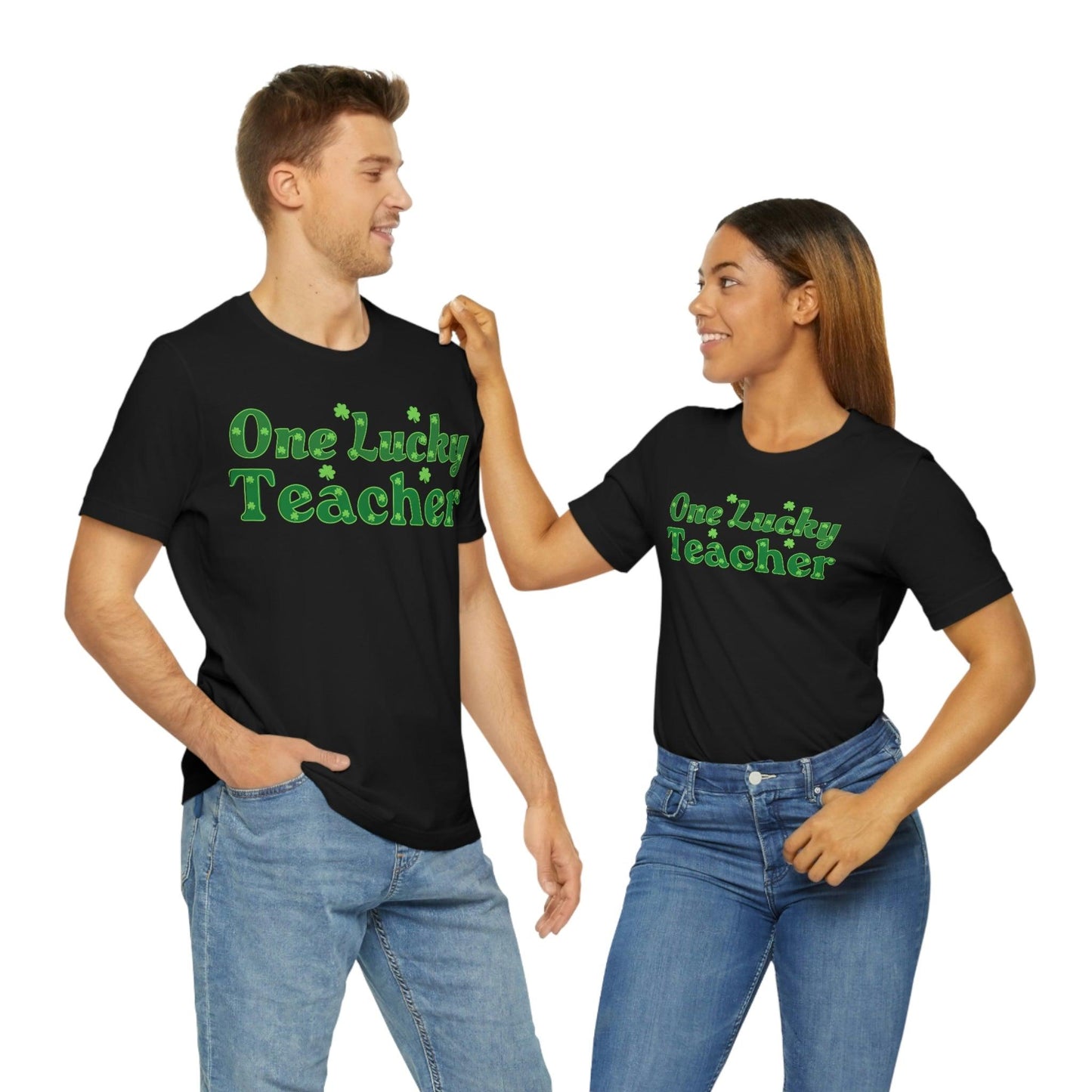 One Lucky Teacher Shirt feeling Lucky St Patrick's Day shirt - Funny St Paddy's day Funny Shirt - Giftsmojo